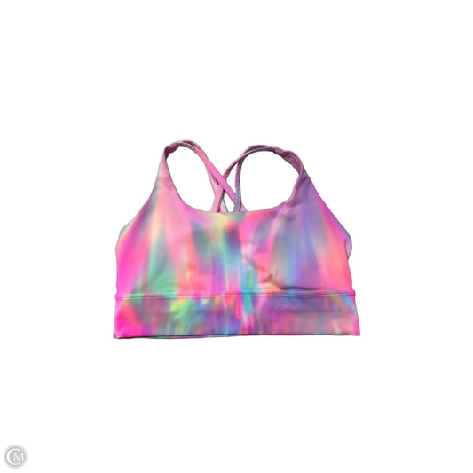 Athletic Bra By Lululemon In Multi-colored, Size: M