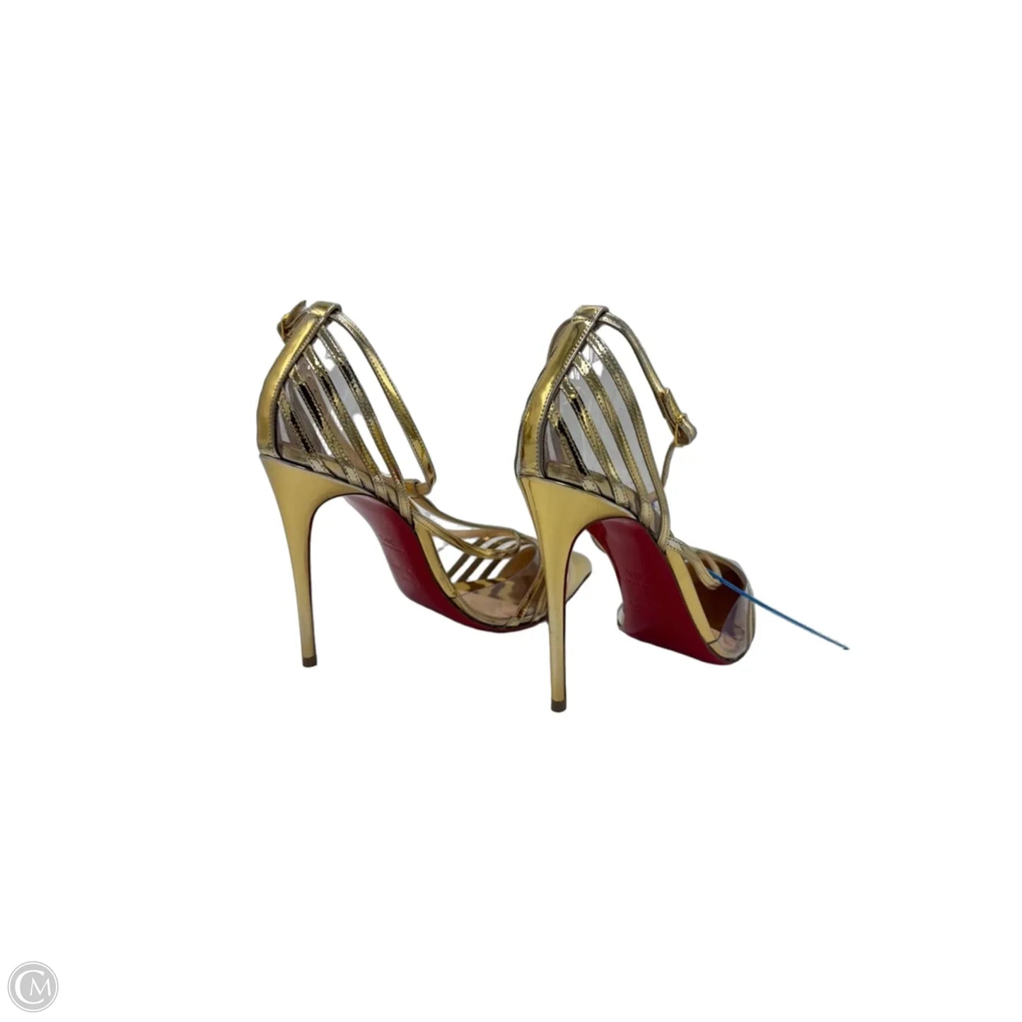 Christian Louboutin Deck 100 Specchio PVC Luxury Pumps, Size: 9.5