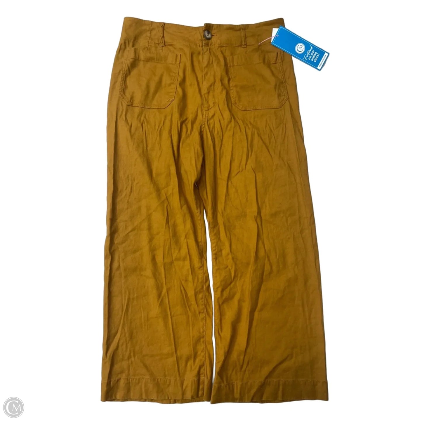 Pants Wide Leg By Maeve In Yellow, Size: 14