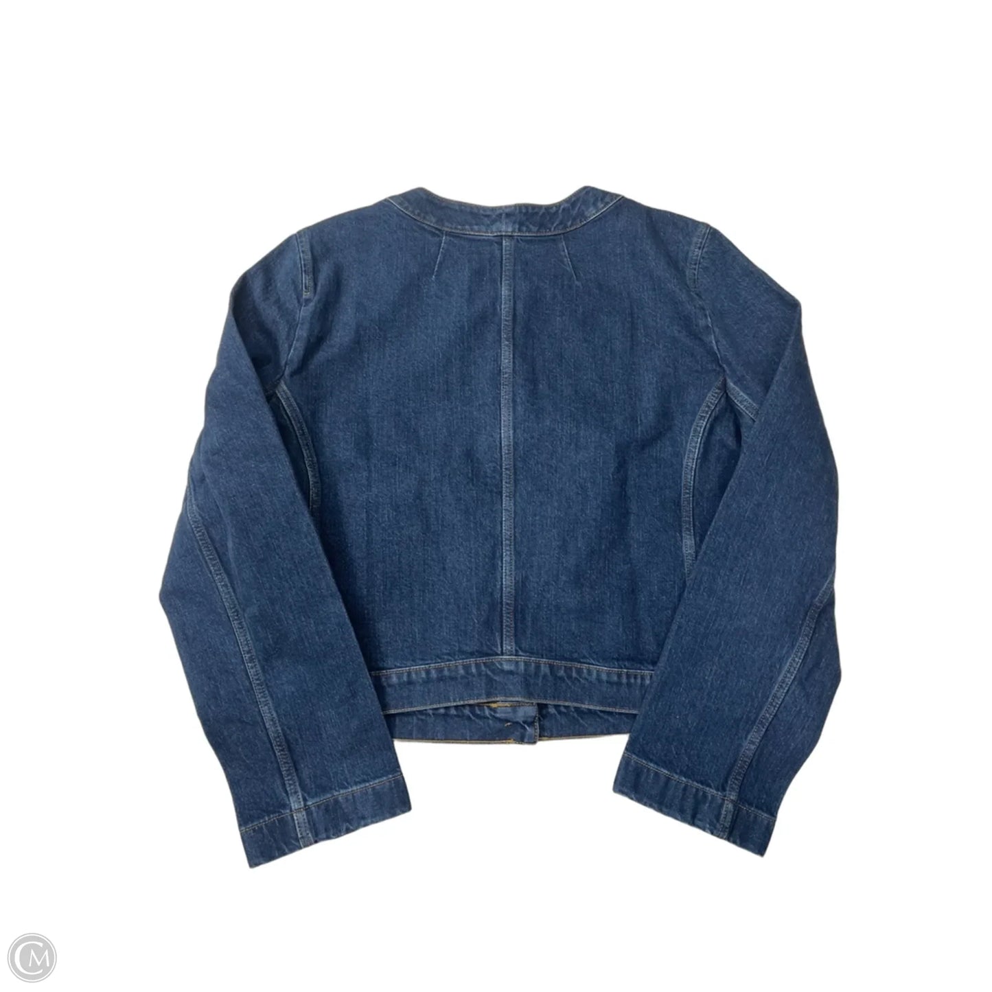 Blazer By J. Crew In Blue Denim, Size: Xl