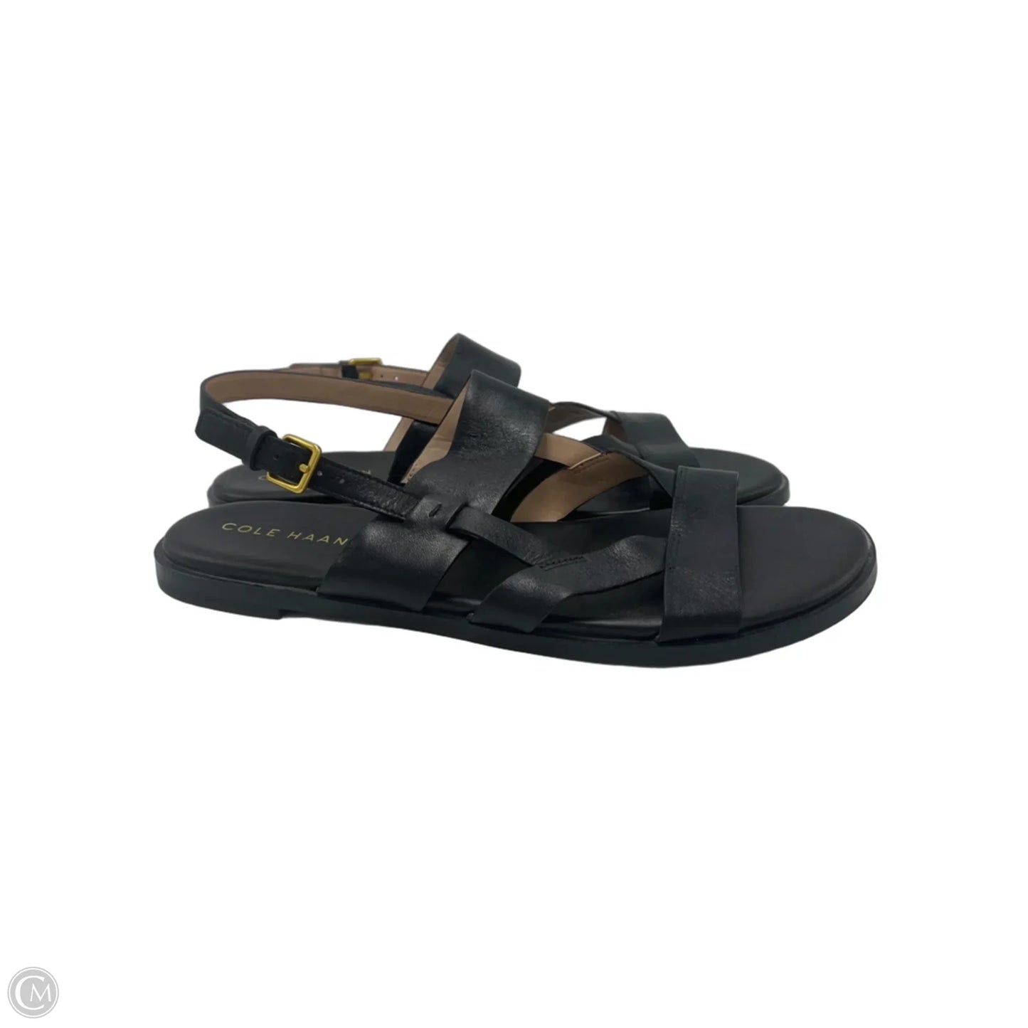 Sandals Designer By Cole-Haan In Black, Size: 9