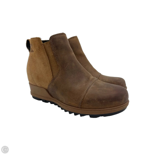 Shoes Designer Boots By Sorel In Brown, Size: 7