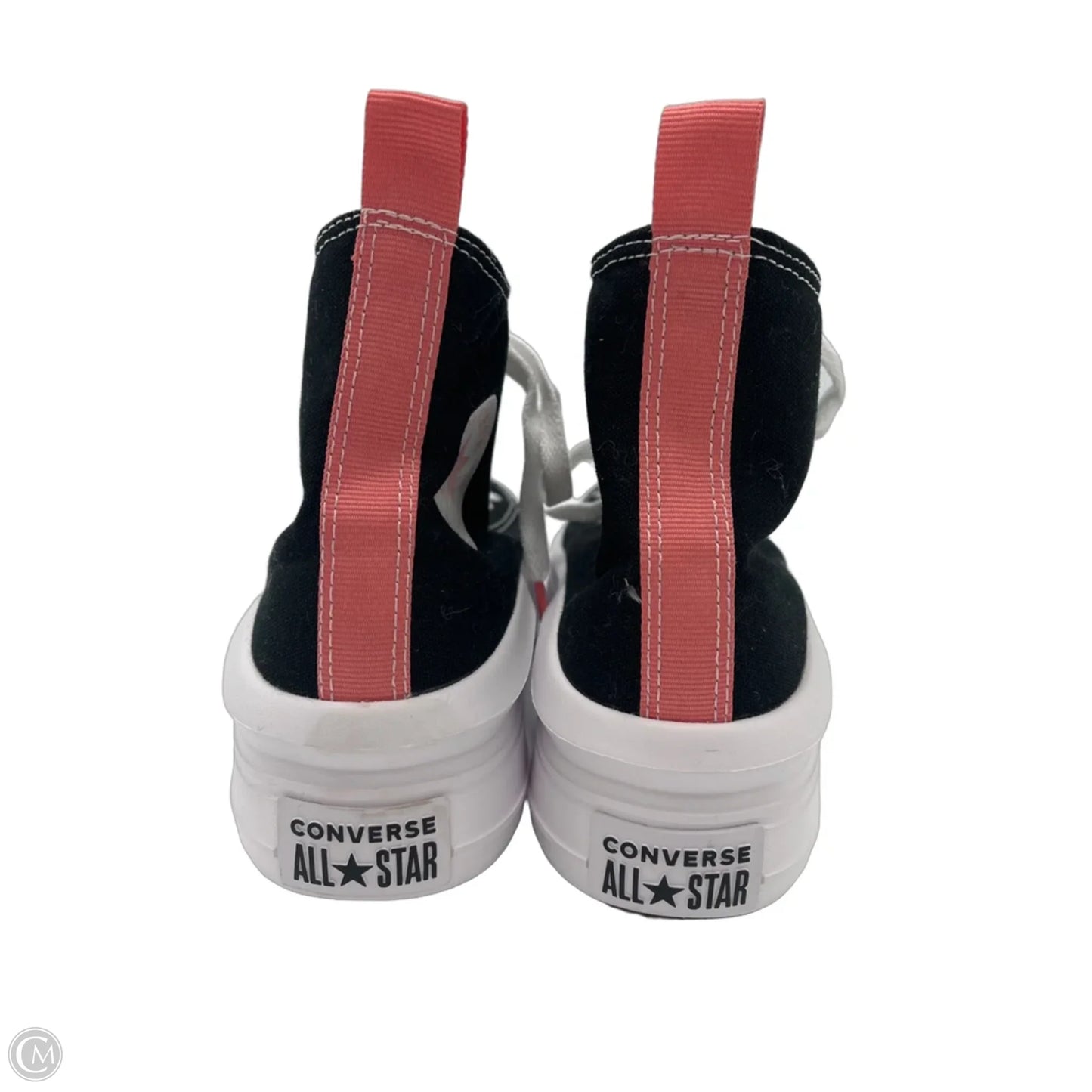 Shoes Sneakers By Converse In Black & Pink, Size: 7.5