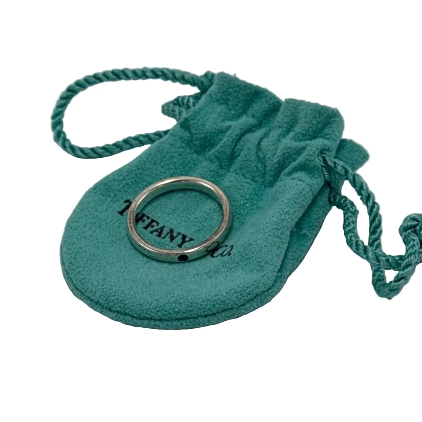 Tiffany & Company Elsa Peretti Sapphire Stacking Band Luxury Ring, Size: 7.5
