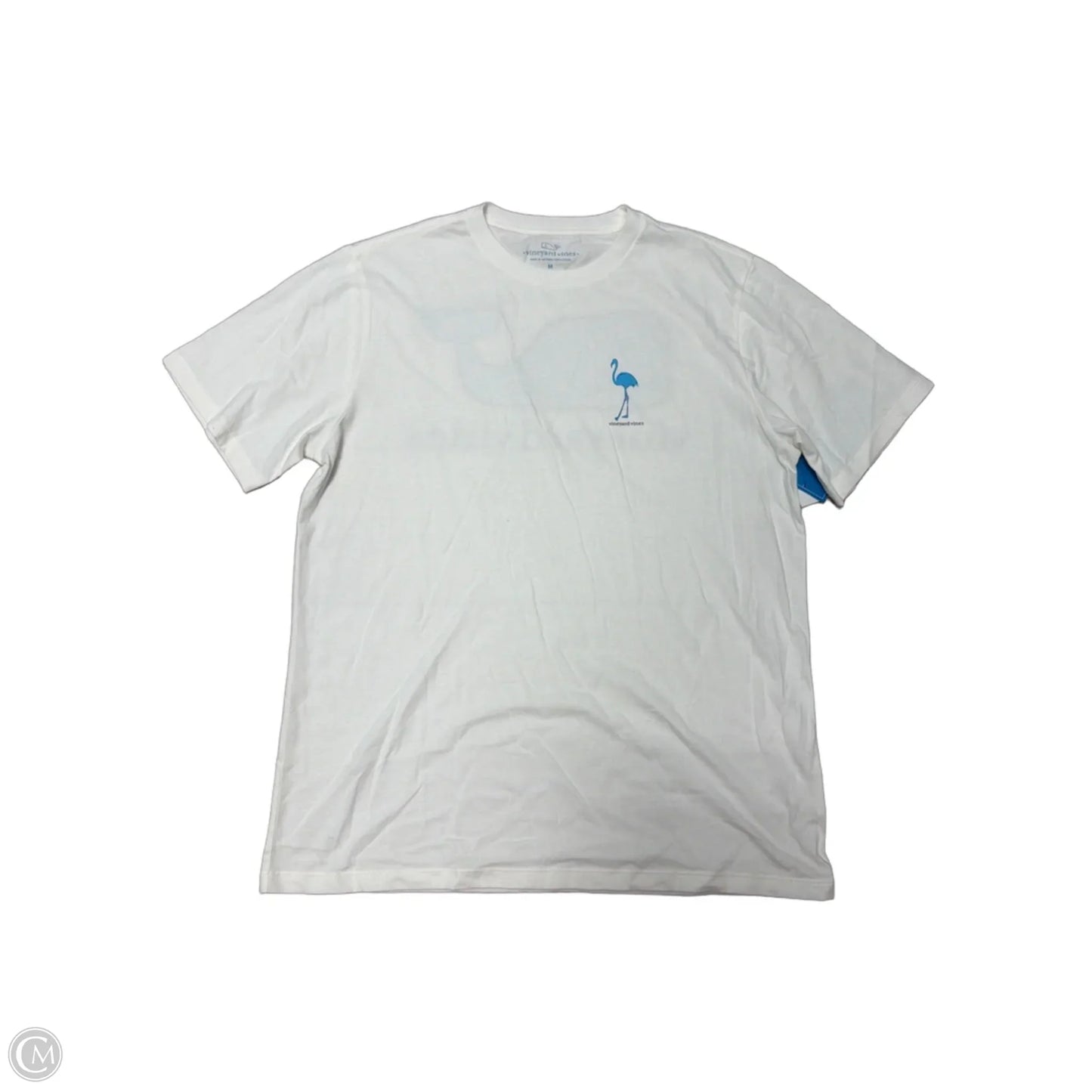 Top Short Sleeve By Vineyard Vines In White, Size: M