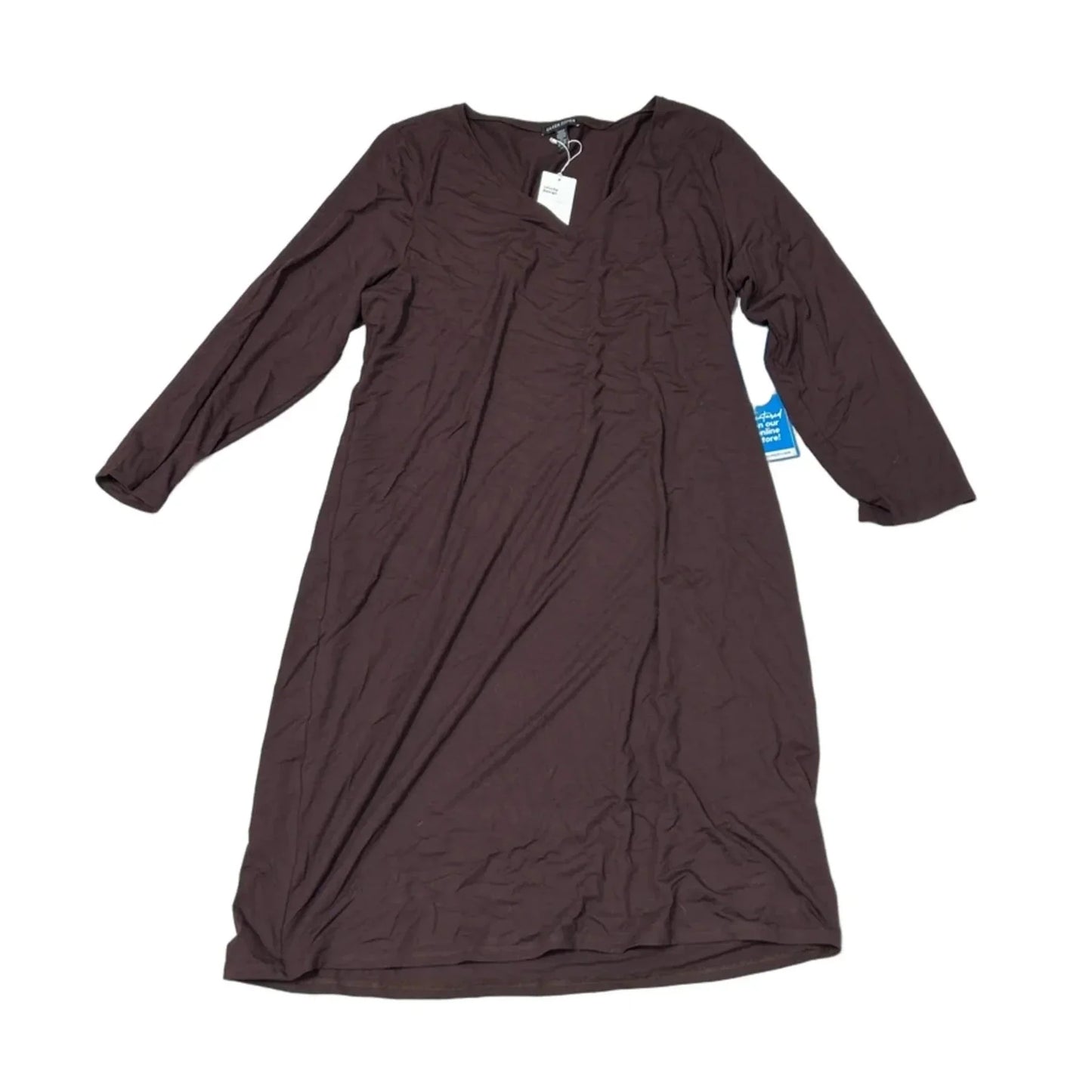 New! Dress Casual Short By Eileen Fisher In Brown, Size: L