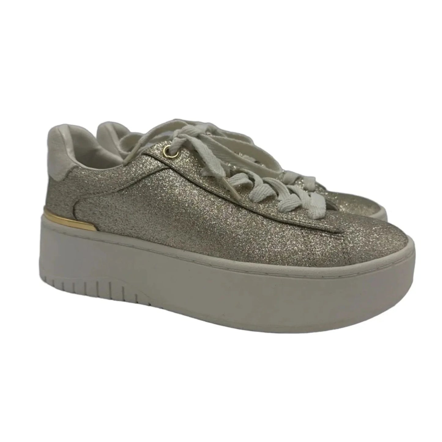 Shoes Designer By Michael Kors In Gold, Size: 7.5