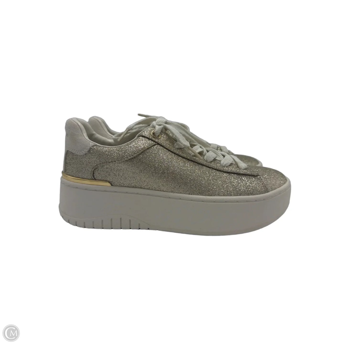 Shoes Designer By Michael Kors In Gold, Size: 7.5