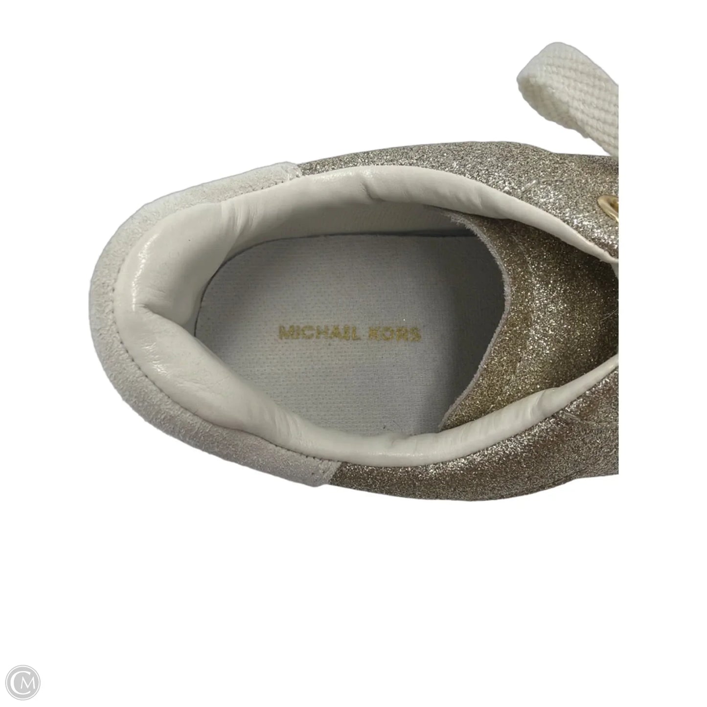 Shoes Designer By Michael Kors In Gold, Size: 7.5