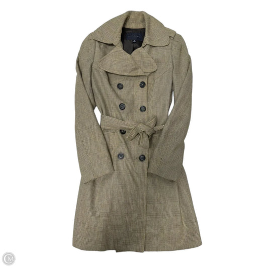 Coat Peacoat By Banana Republic In Tan, Size: S