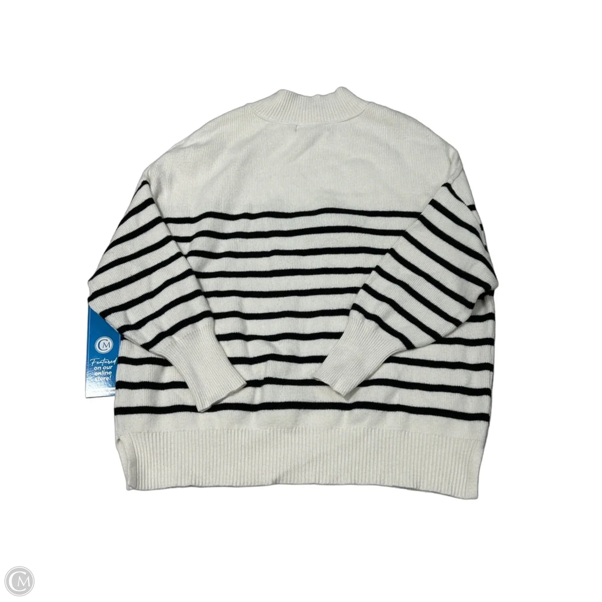 Sweater By Zesica In Black & White, Size: S
