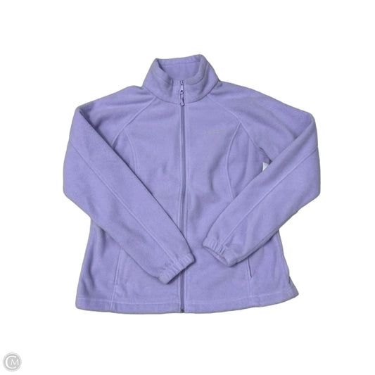 Jacket Fleece By Columbia In Purple, Size: Xl