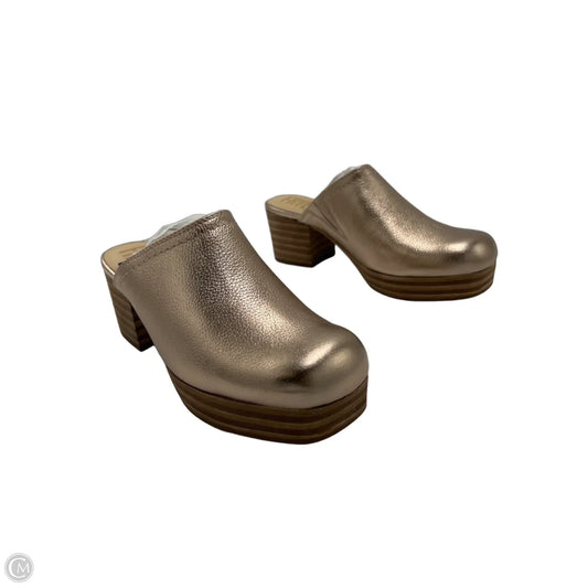 New! Frye Campus Designer Clogs in Rose Gold, Size 10