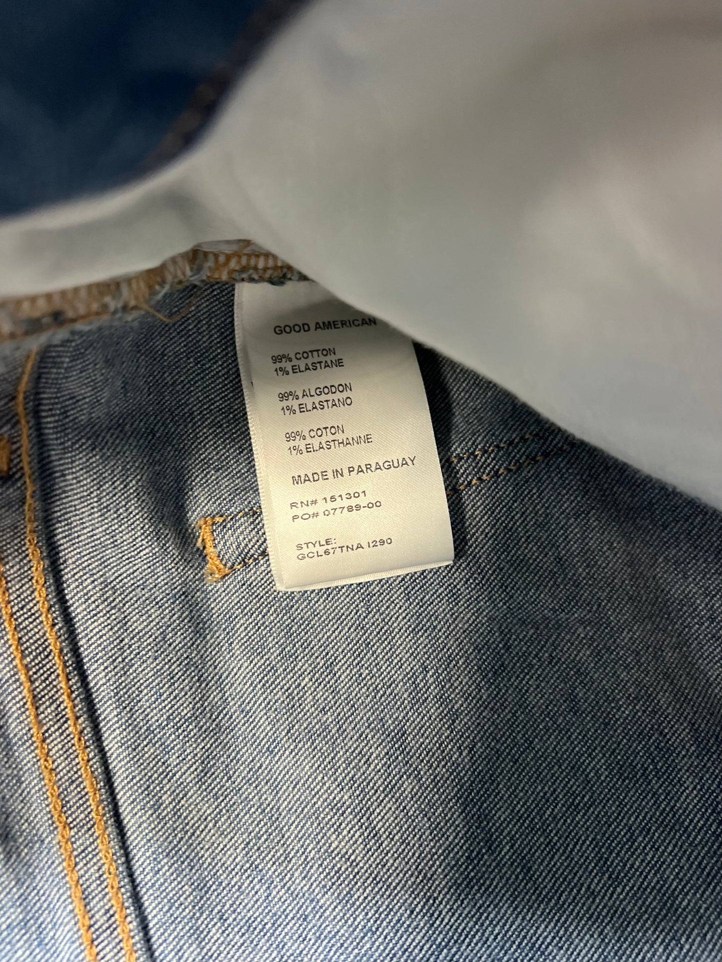 Denim Jeans Designer Good American, Size 14