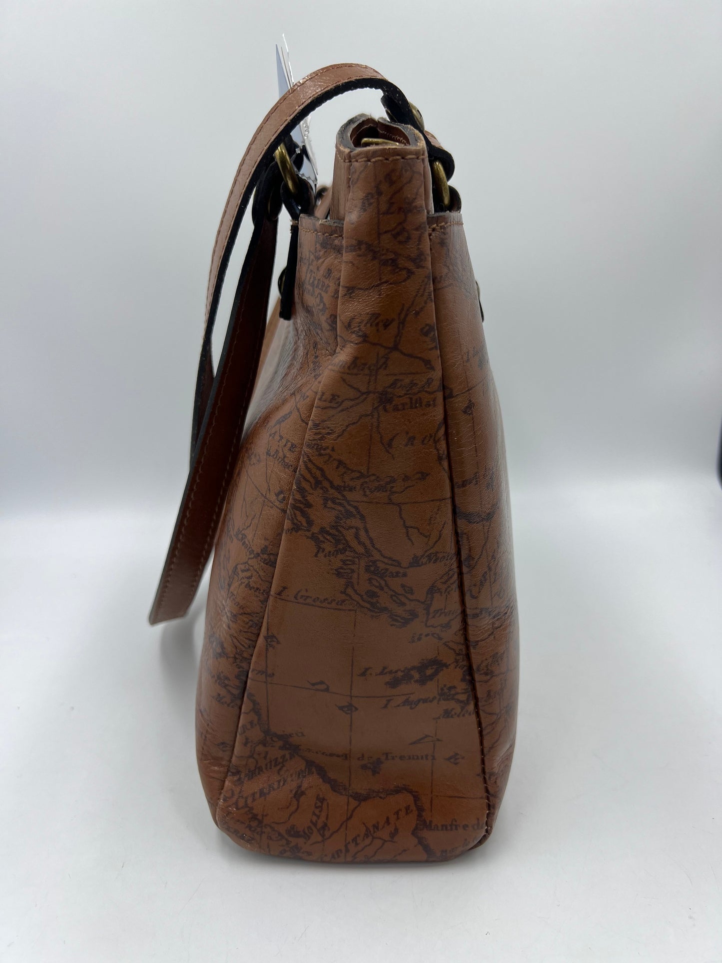 Brown Handbag Designer Patricia Nash, Size Medium