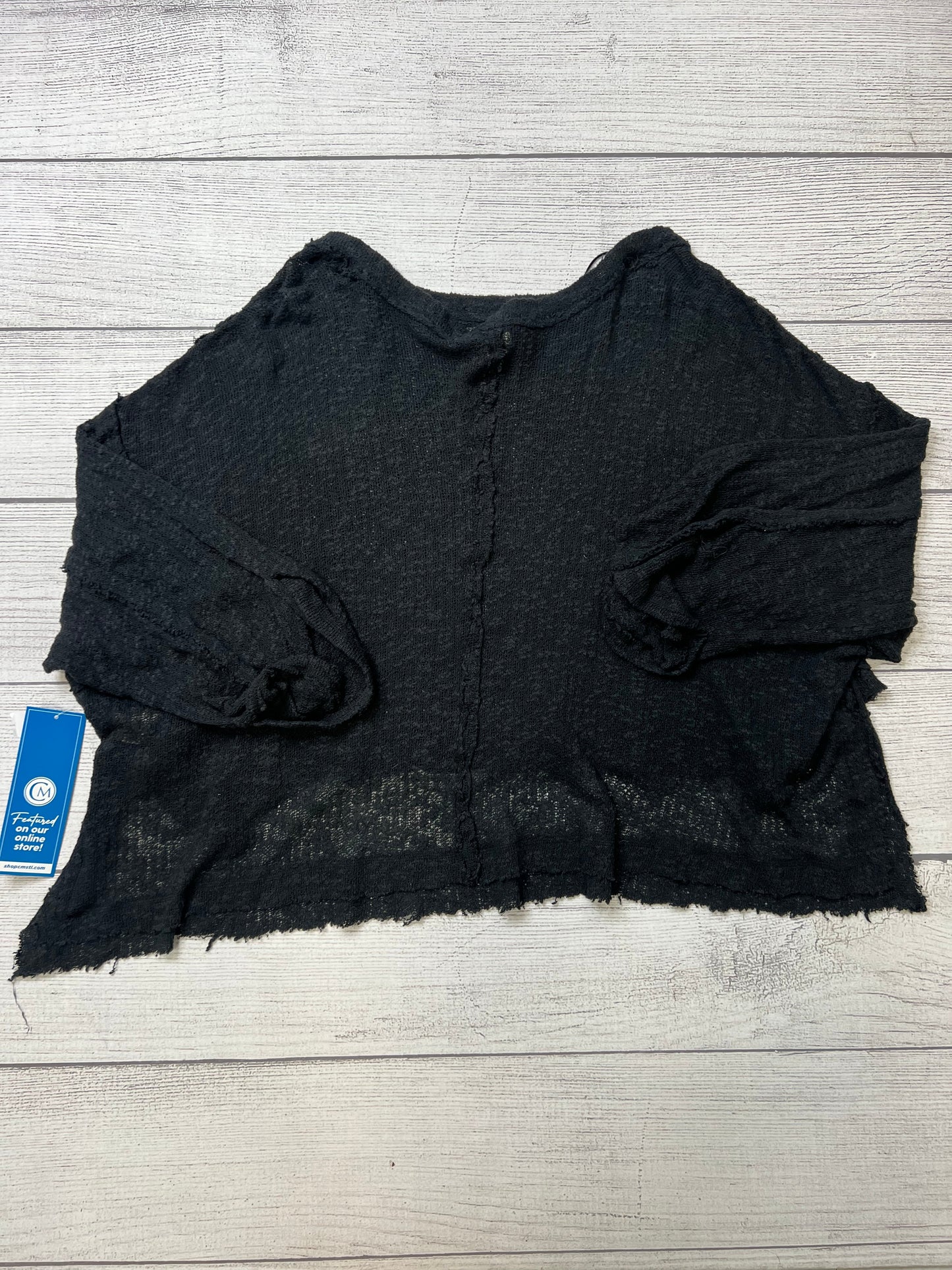 Black Tunic Long Sleeve Free People, Size S