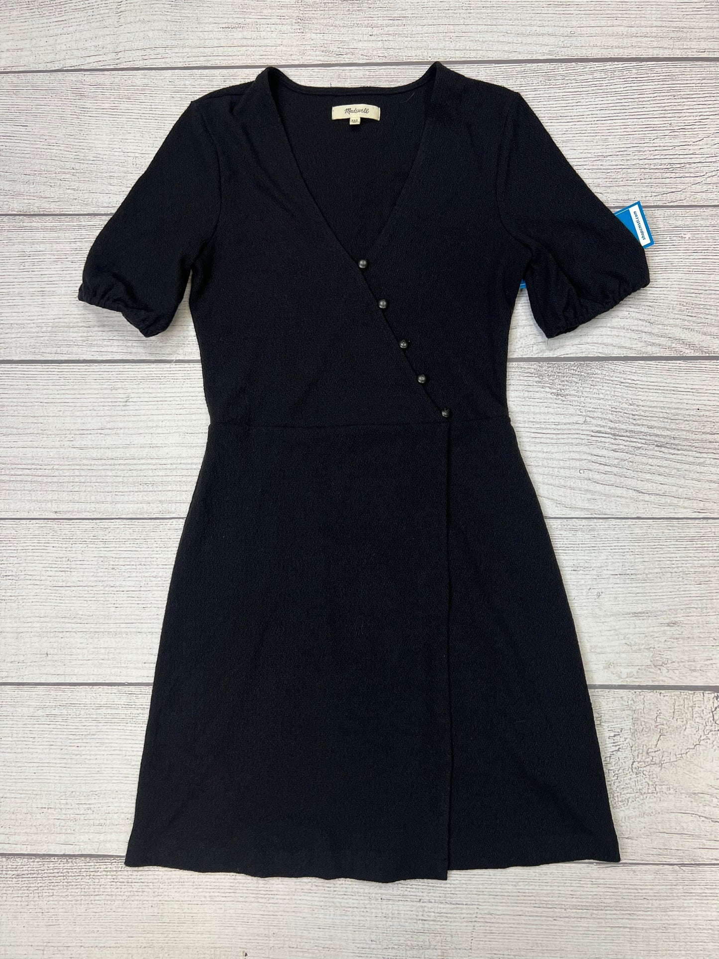 Black Dress Casual Short Madewell, Size Xxs