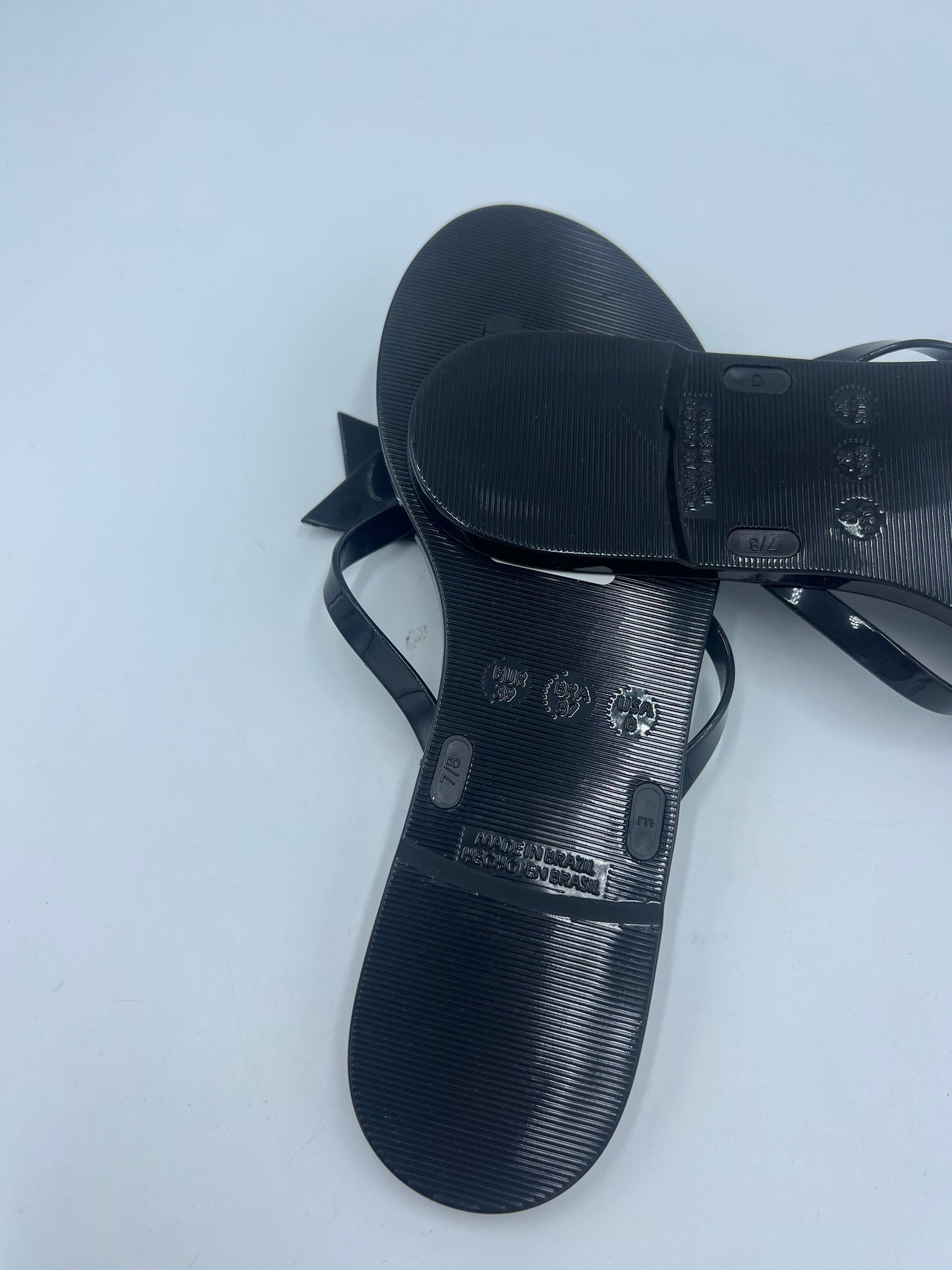 Like New! Black Sandals Designer Kate Spade, Size 8