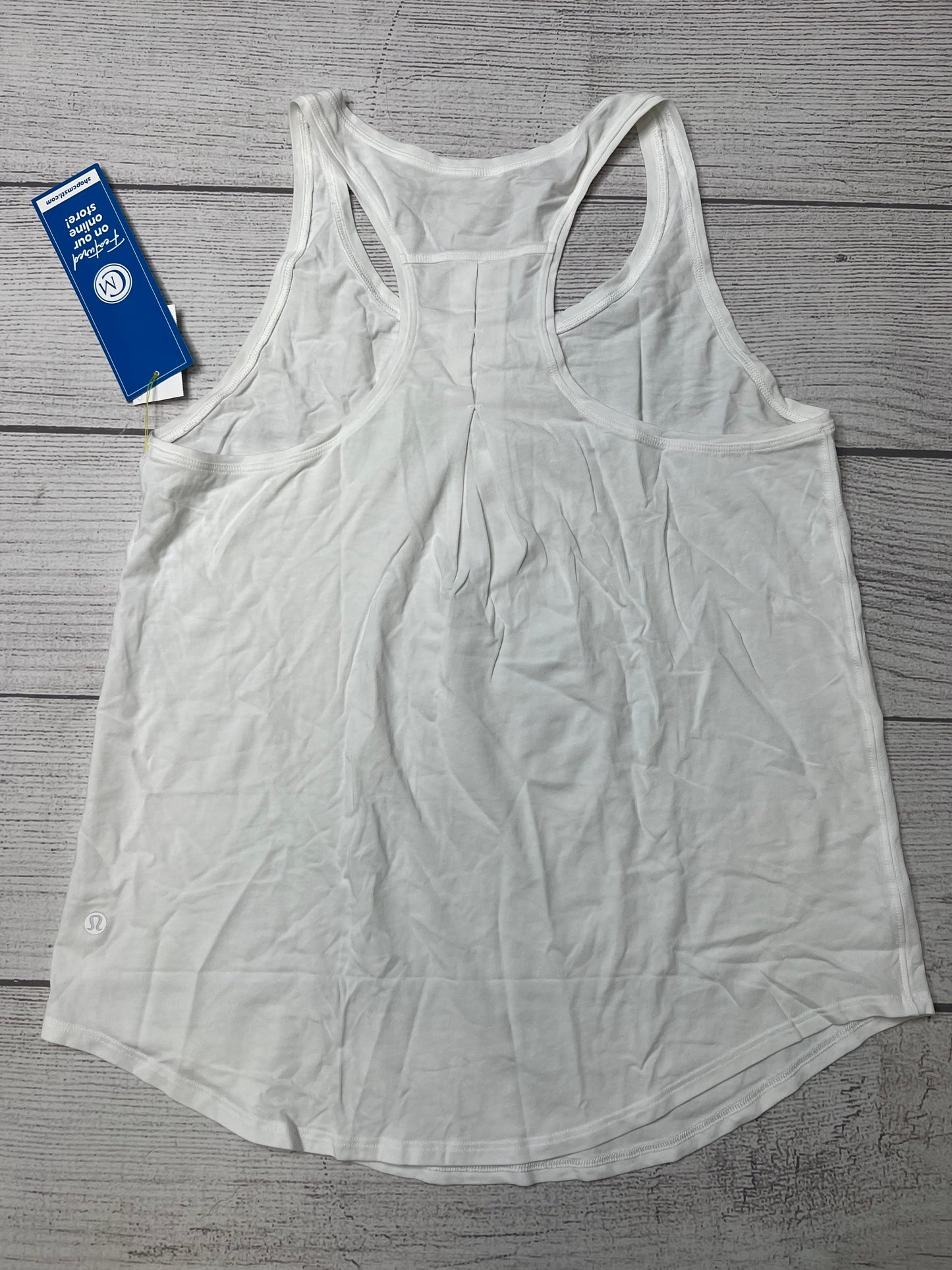 White Athletic Tank Top Lululemon, Size M