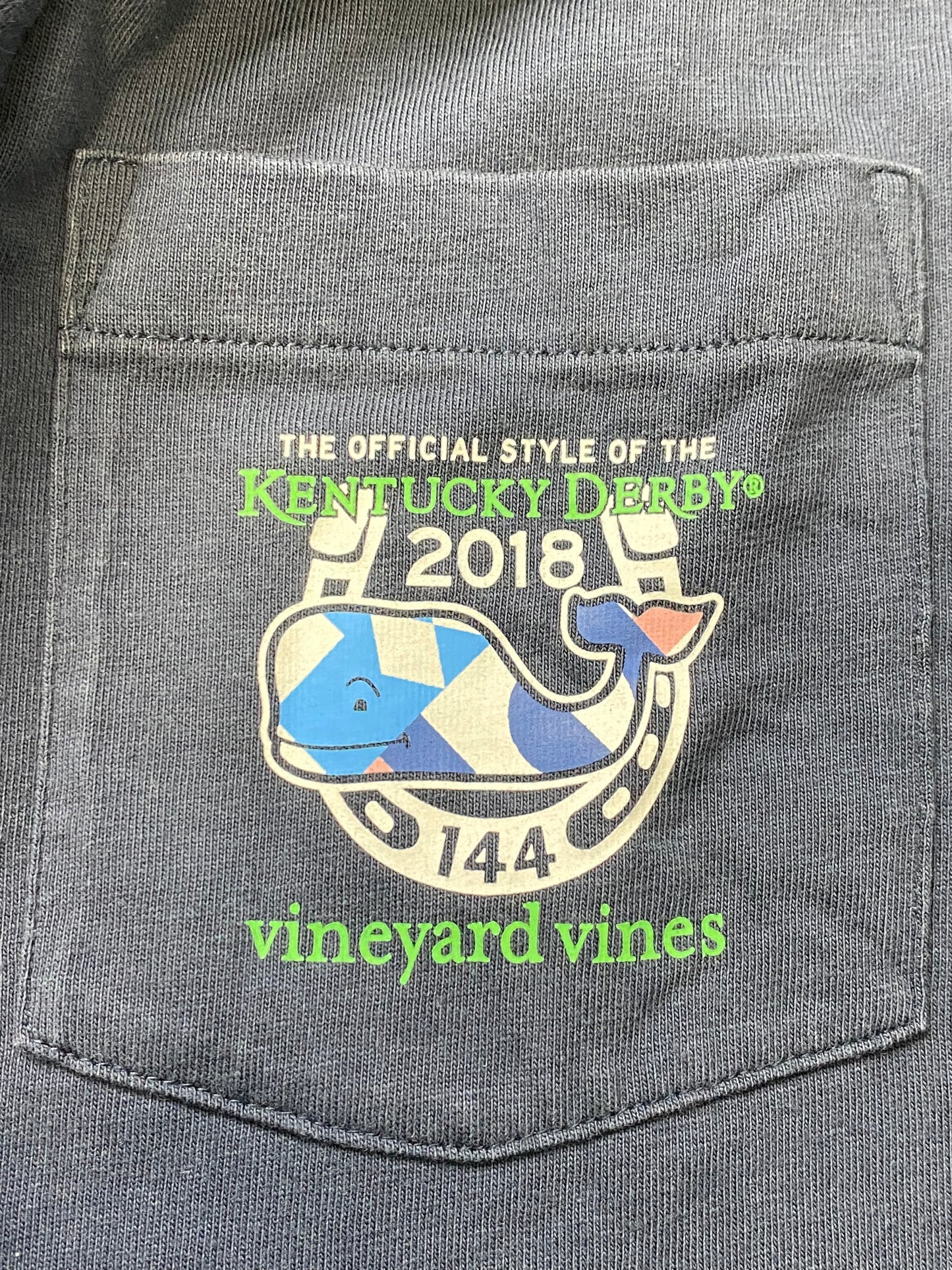 Blue Top Short Sleeve Basic Vineyard Vines, Size M