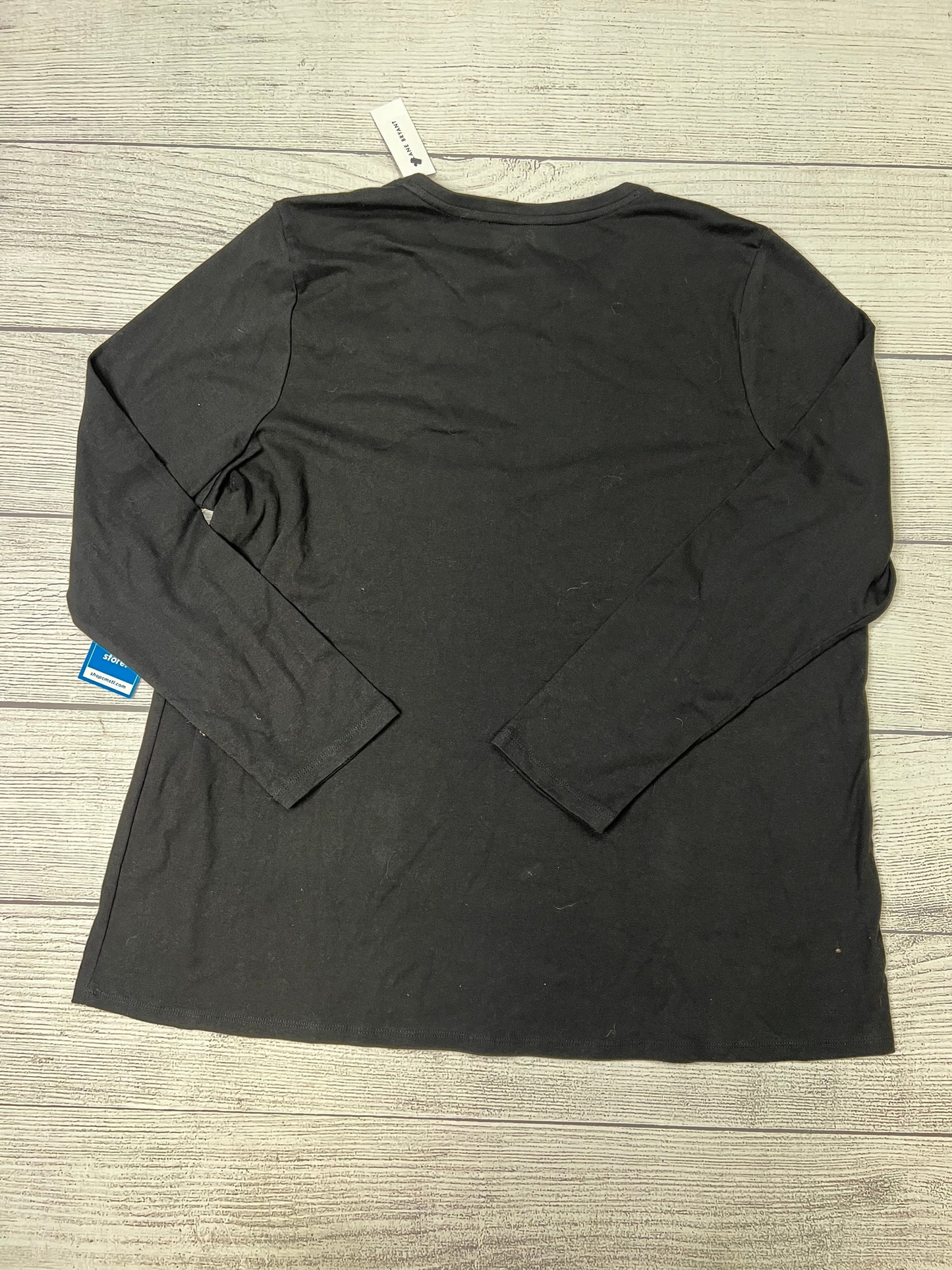 Top Long Sleeve Basic By Lane Bryant In Black, Size: Xxl