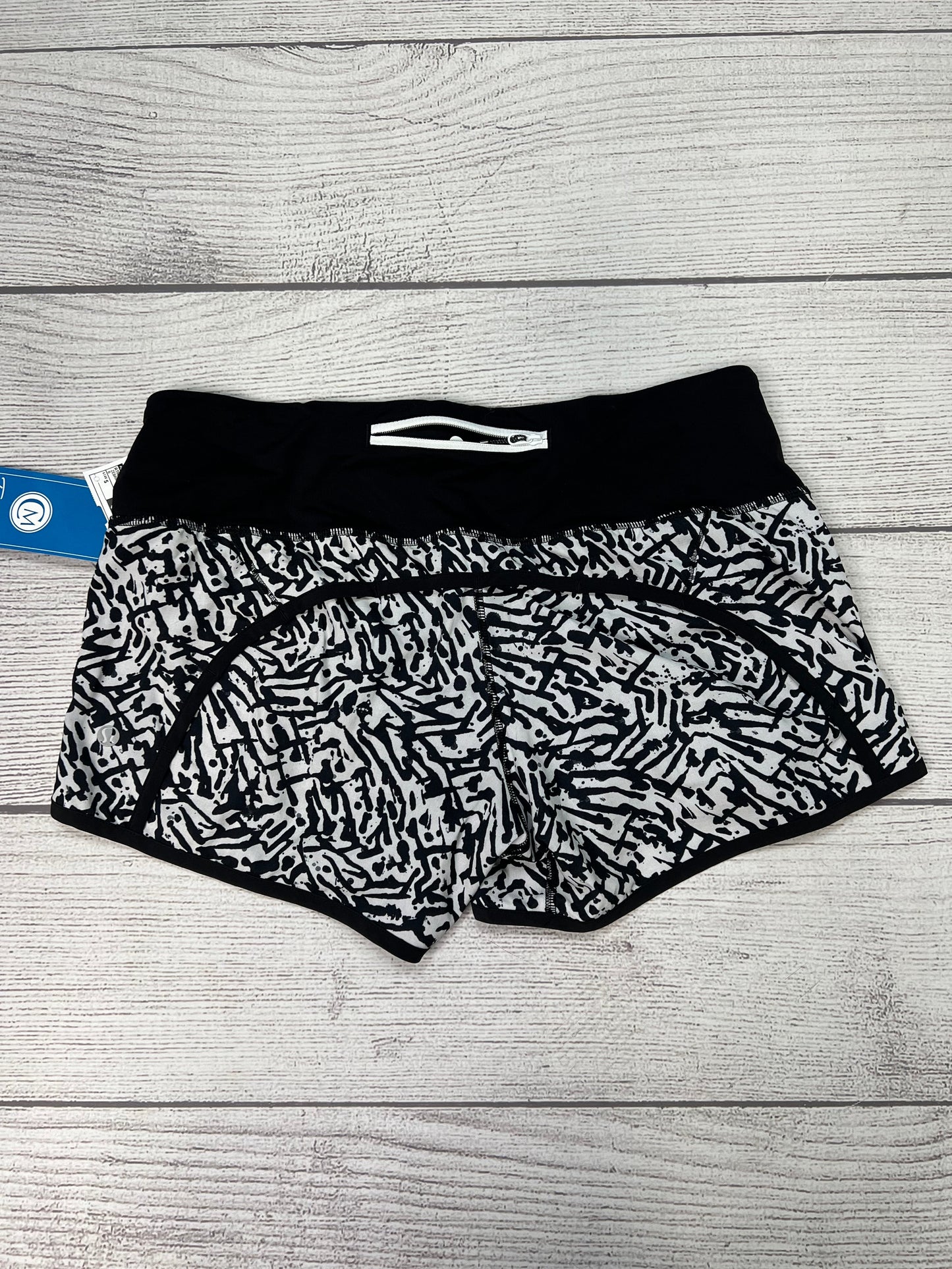 Athletic Shorts By Lululemon In Zebra Print, Size: S