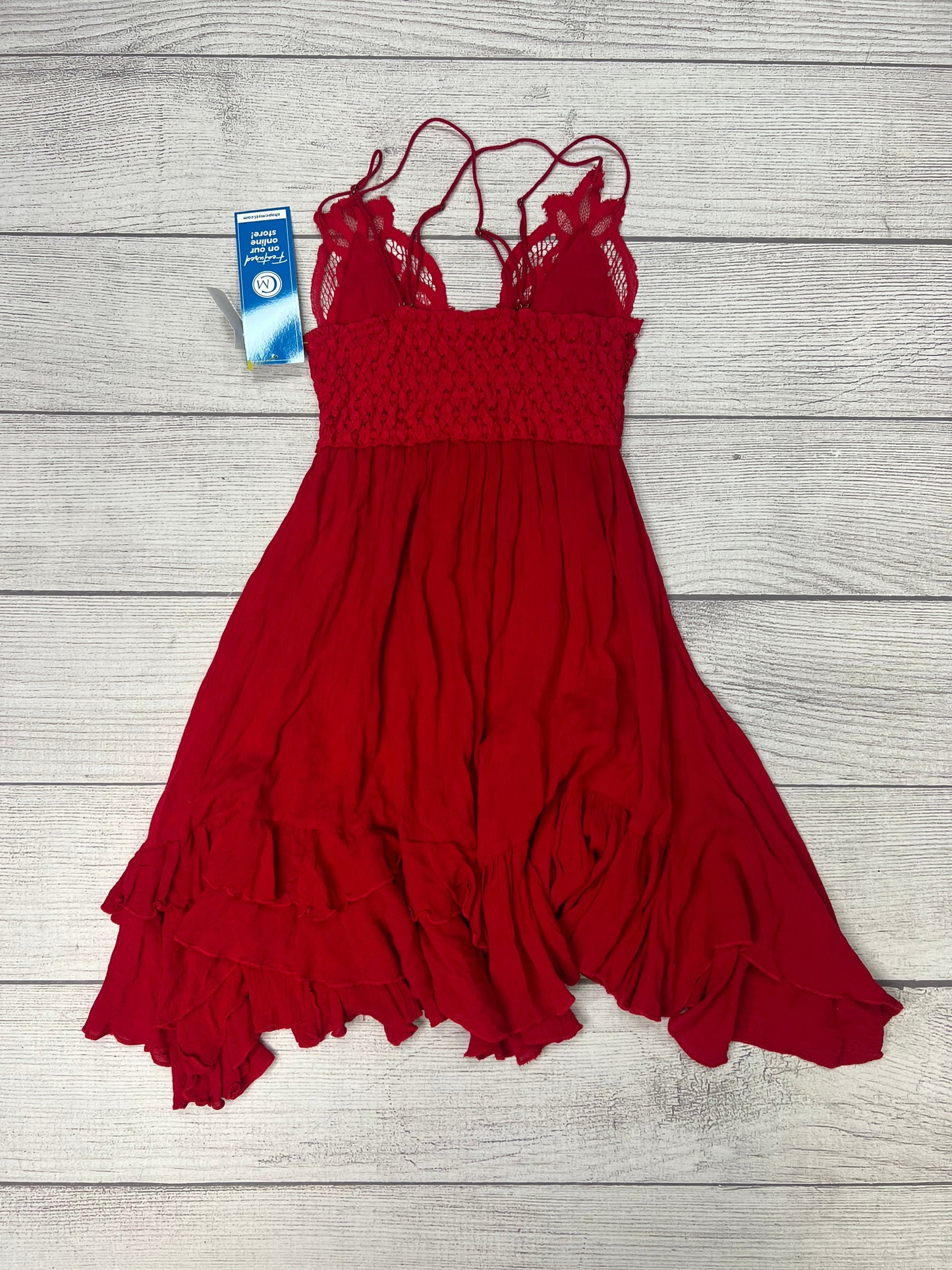 Dress Casual Short By Free People In Red, Size: Xs