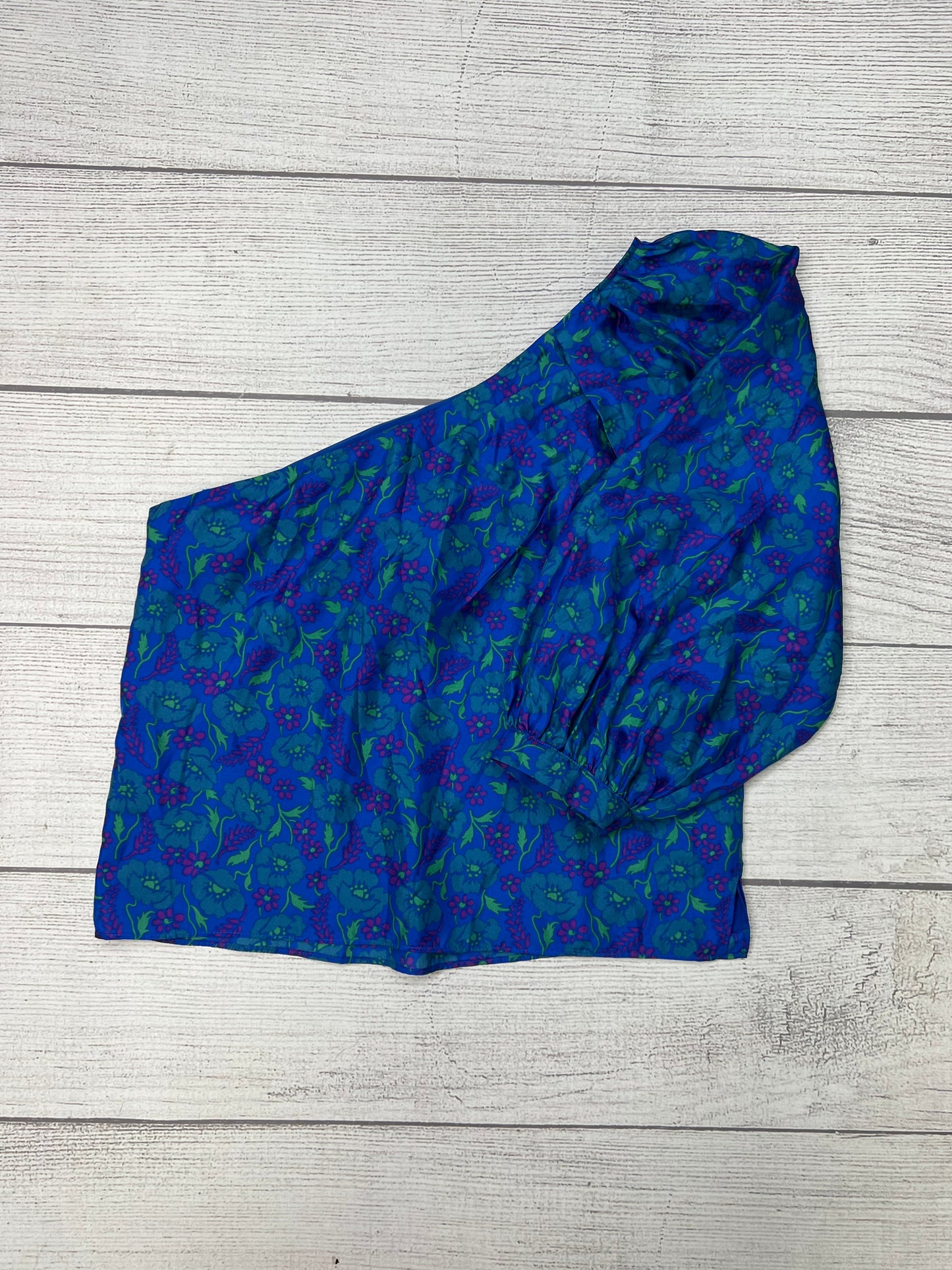 Top Long Sleeve Designer By Veronica Beard In Blue Green, Size: S