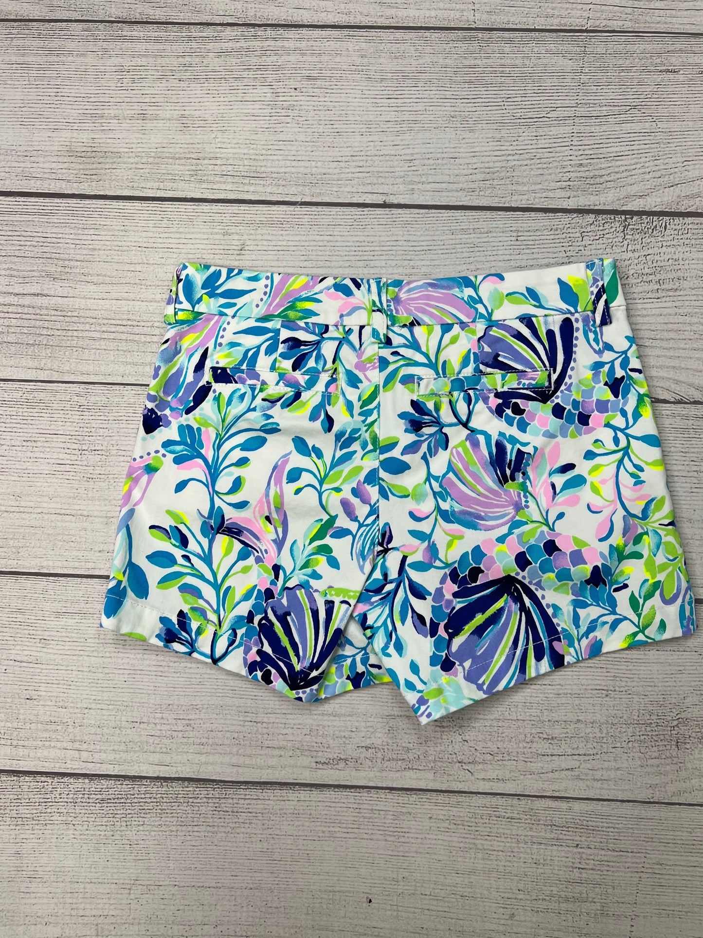 Shorts By Lilly Pulitzer In White Green, Size: 6