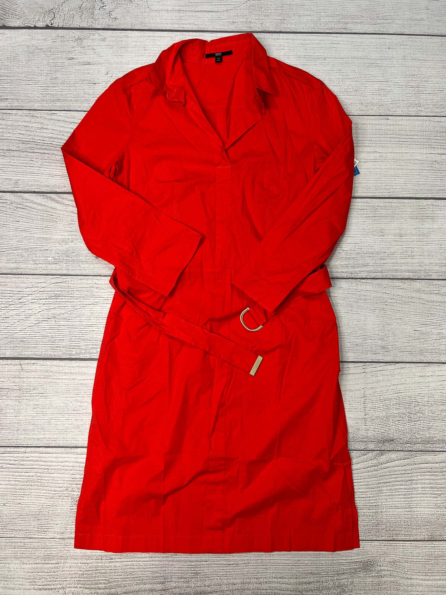 Dress Designer By Hugo Boss In Red, Size: S