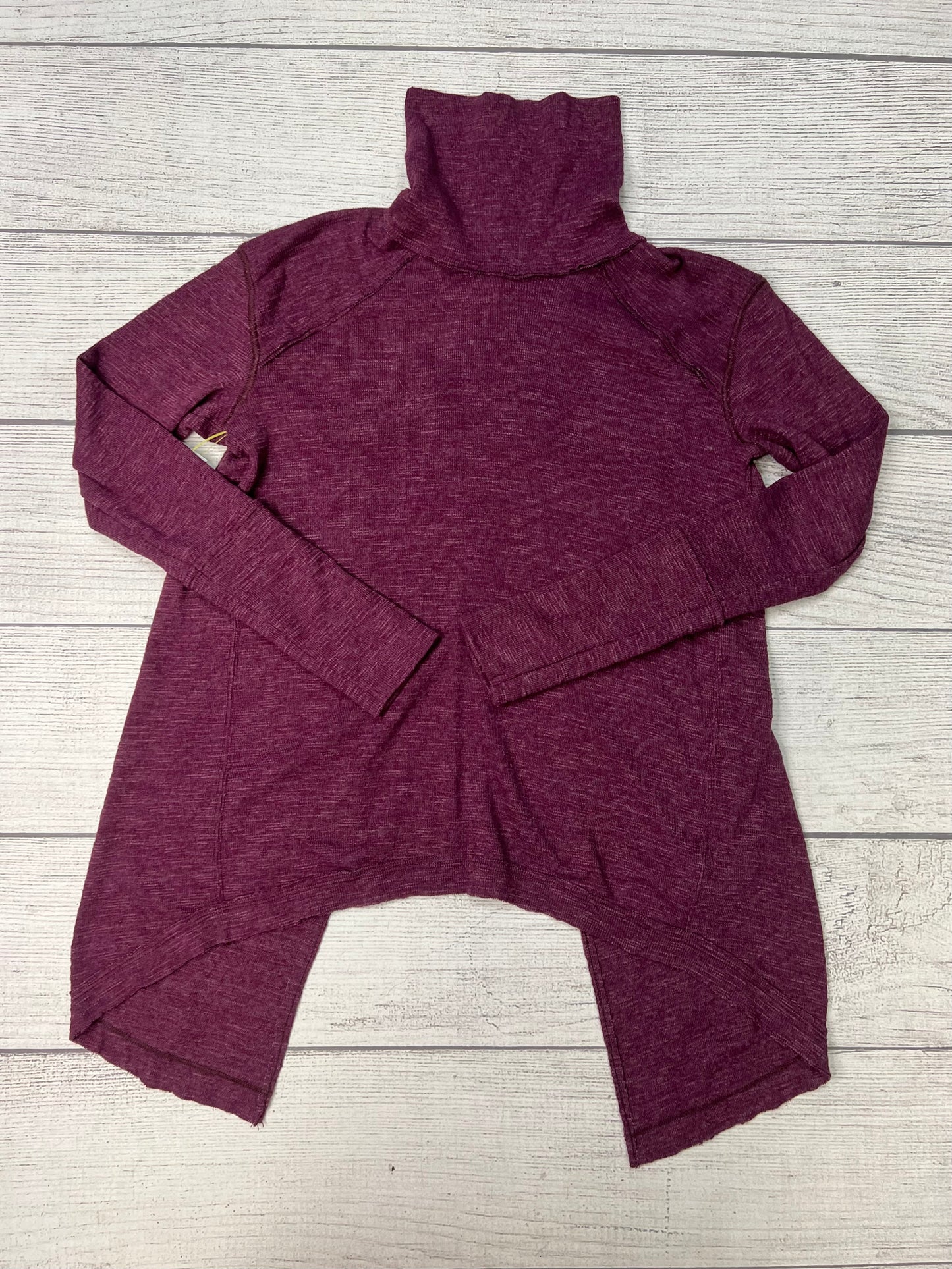 Top Long Sleeve By Free People In Purple, Size: S