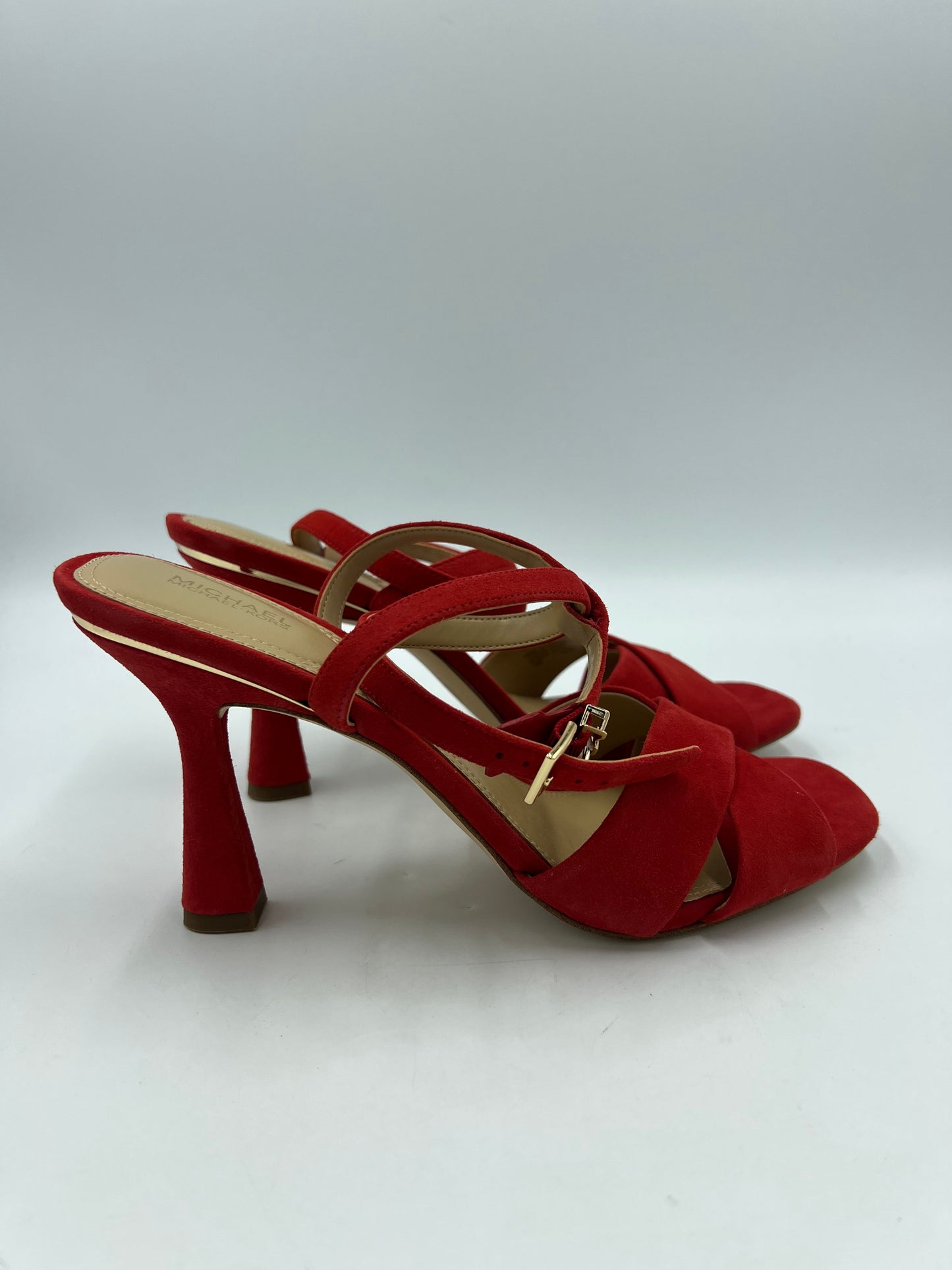 Like New! Shoes Designer By Michael Kors In Red, Size: 10