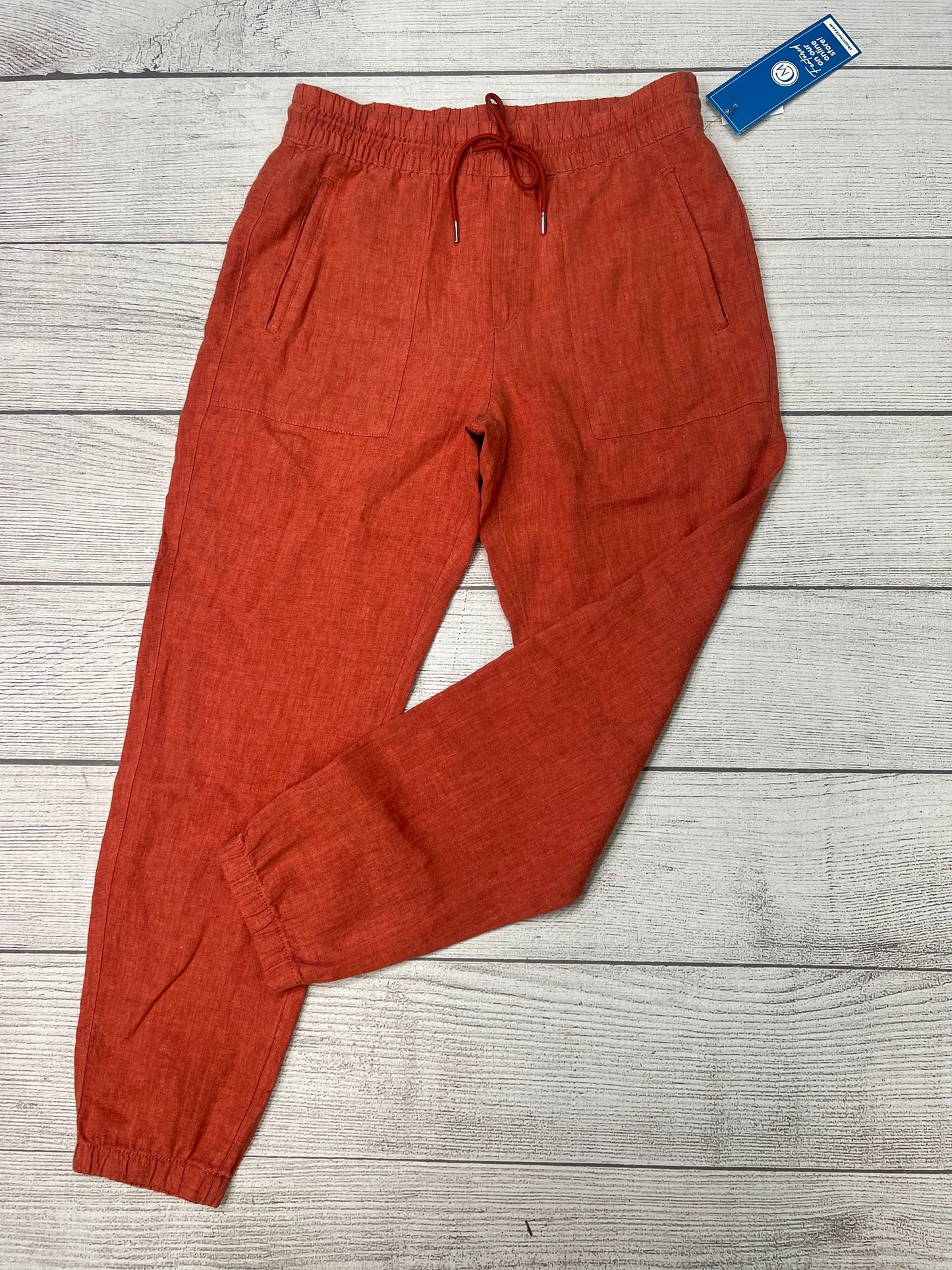 Pants Linen By Athleta In Orange, Size: M