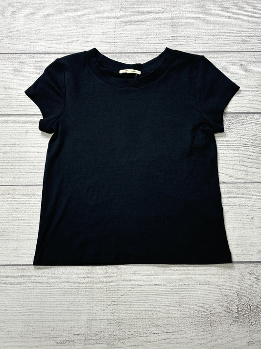 Top Short Sleeve Basic By Madewell In Black, Size: M