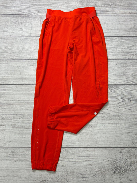 Athletic Pants By Lululemon In Orange, Size: S