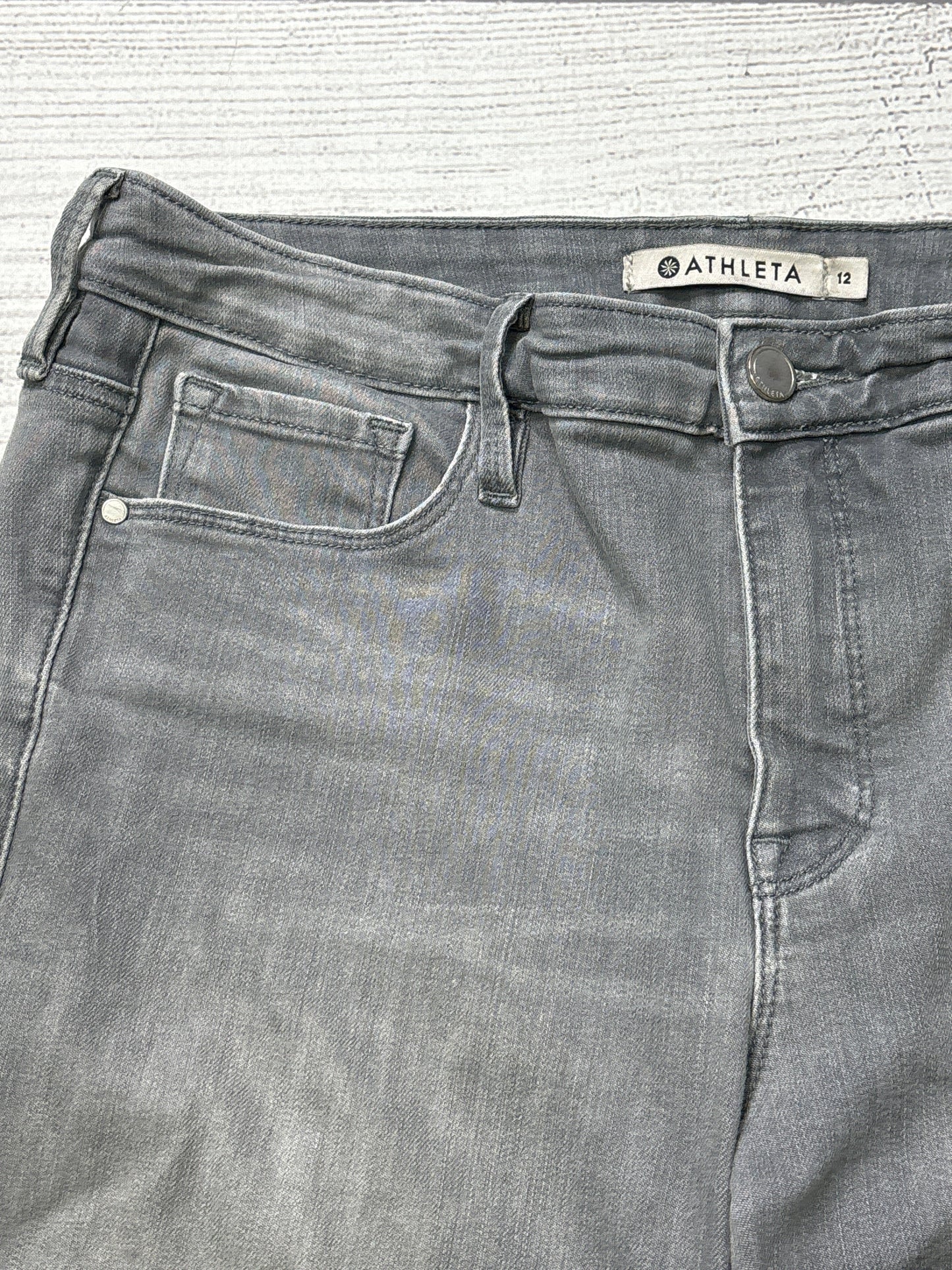 Jeans Skinny By Athleta In Grey, Size: 12