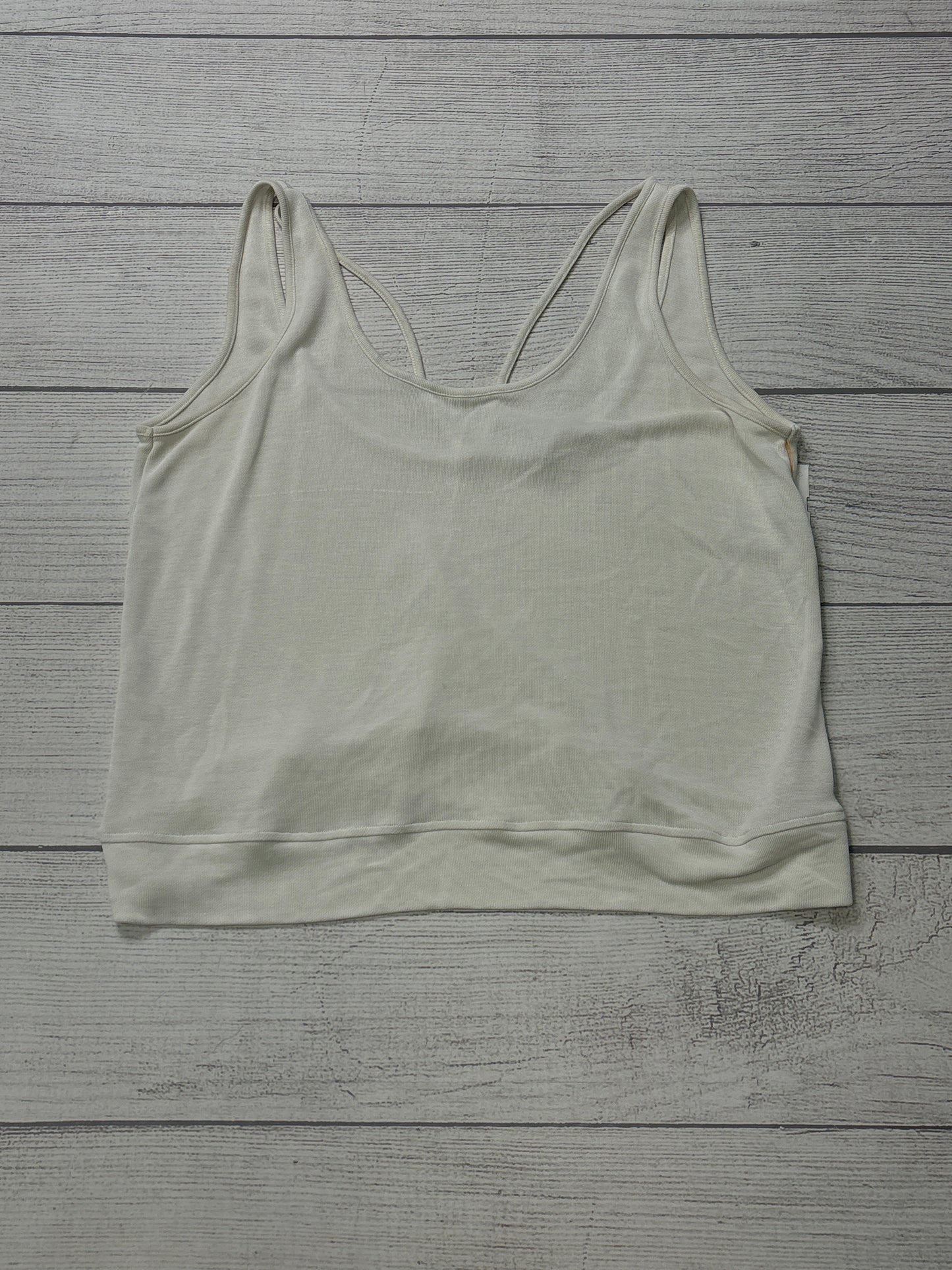 Top Sleeveless By Athleta In White, Size: L