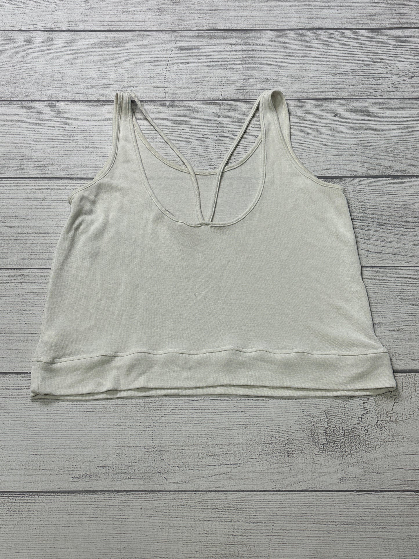 Top Sleeveless By Athleta In White, Size: L