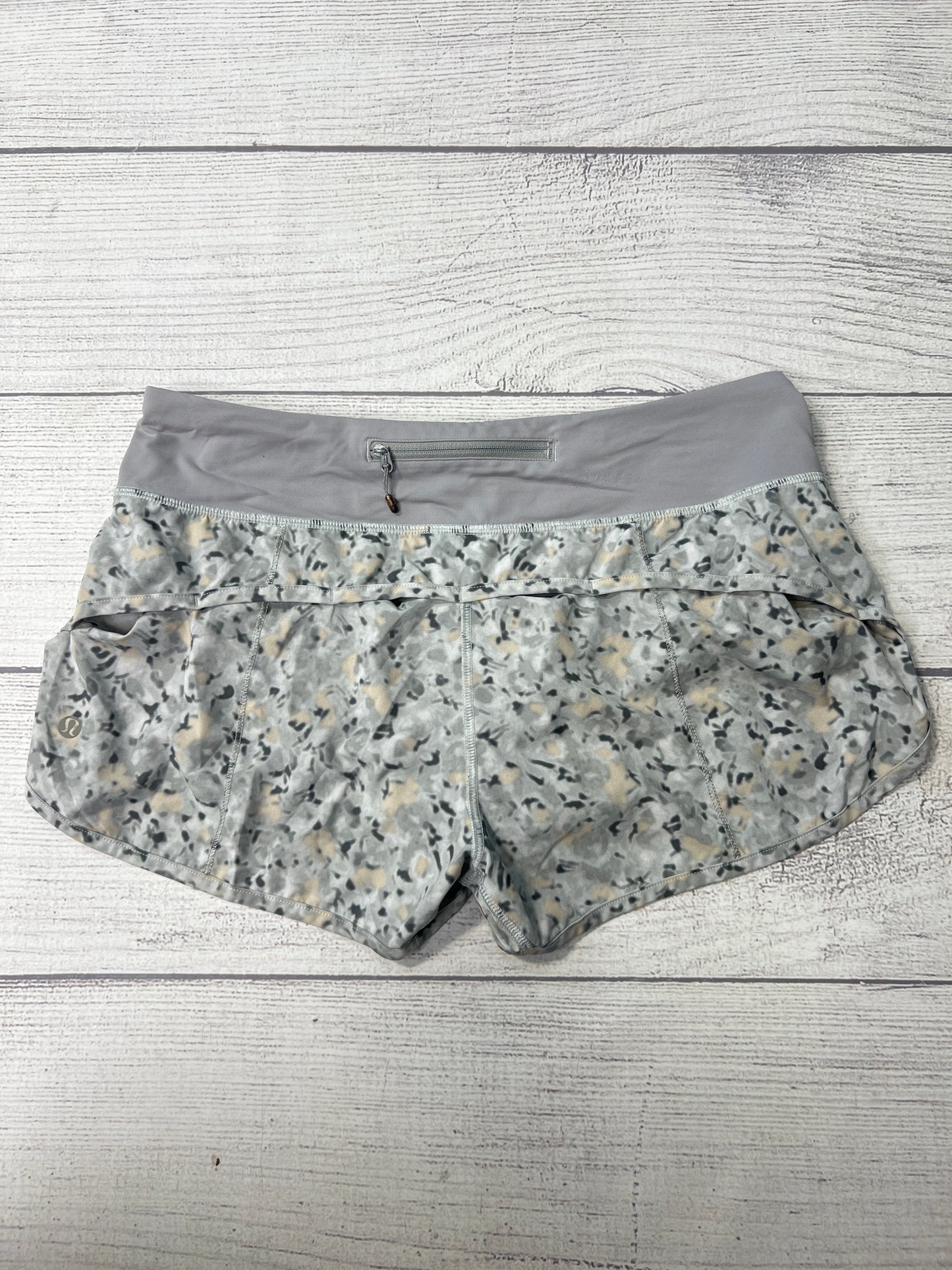 Athletic Shorts By Lululemon In Grey, Size: 8