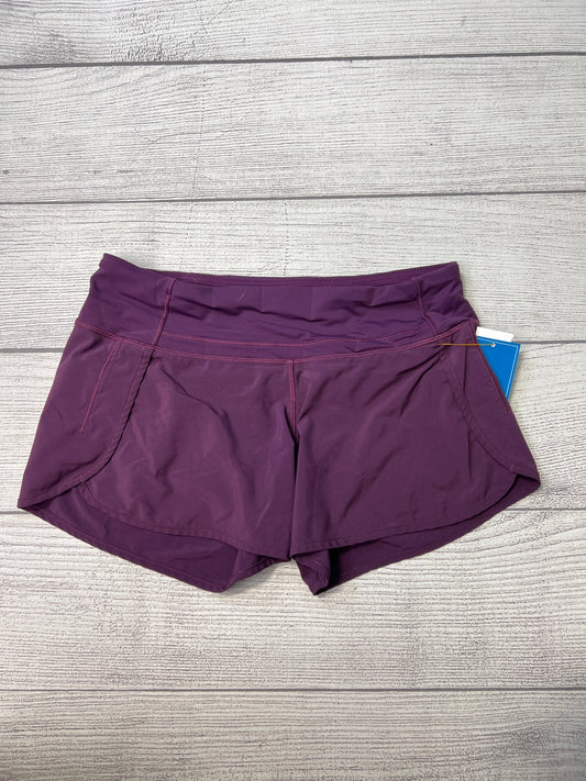 Athletic Shorts By Lululemon In Purple, Size: S