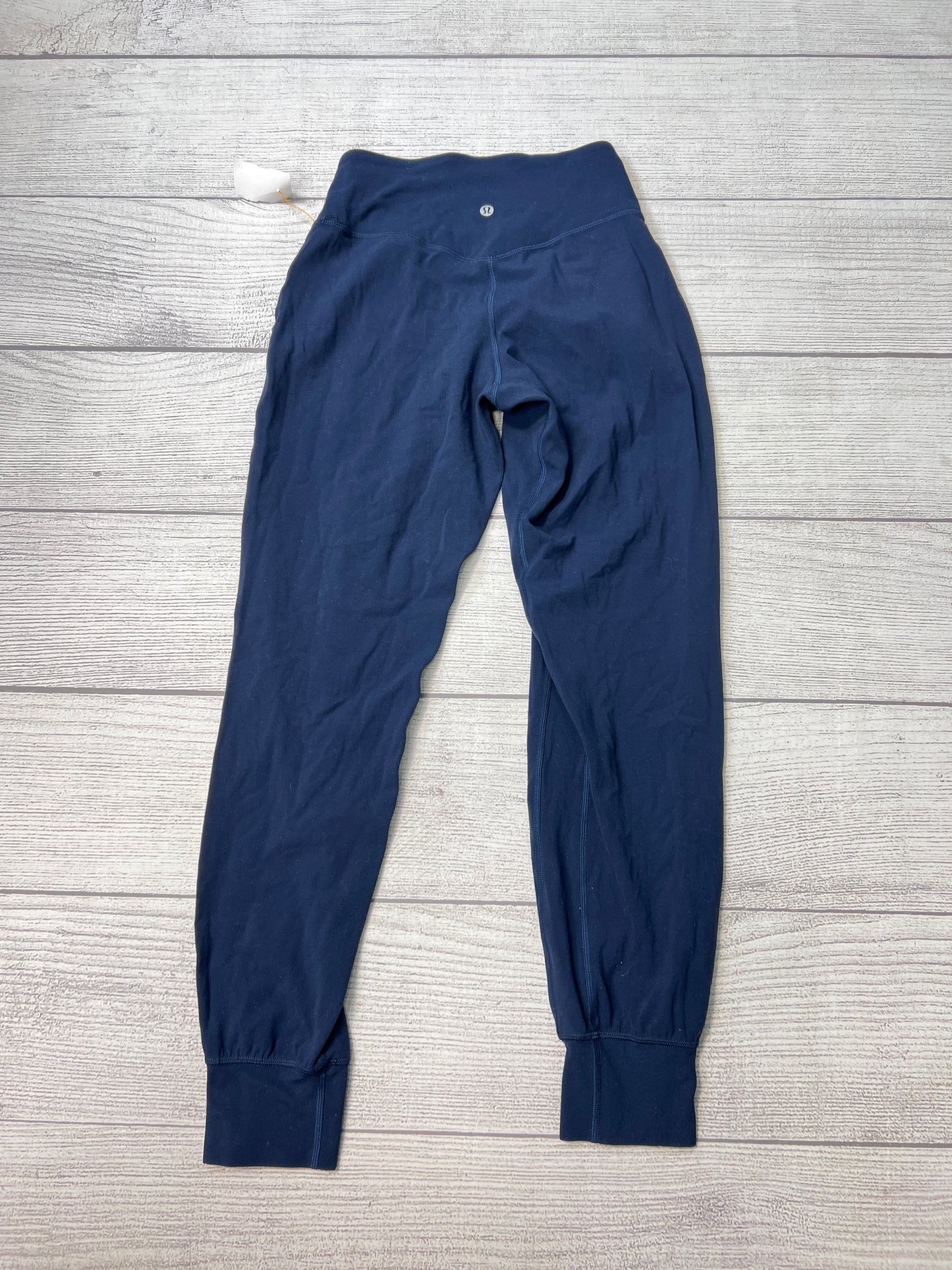 Athletic Leggings By Lululemon In Navy, Size: S