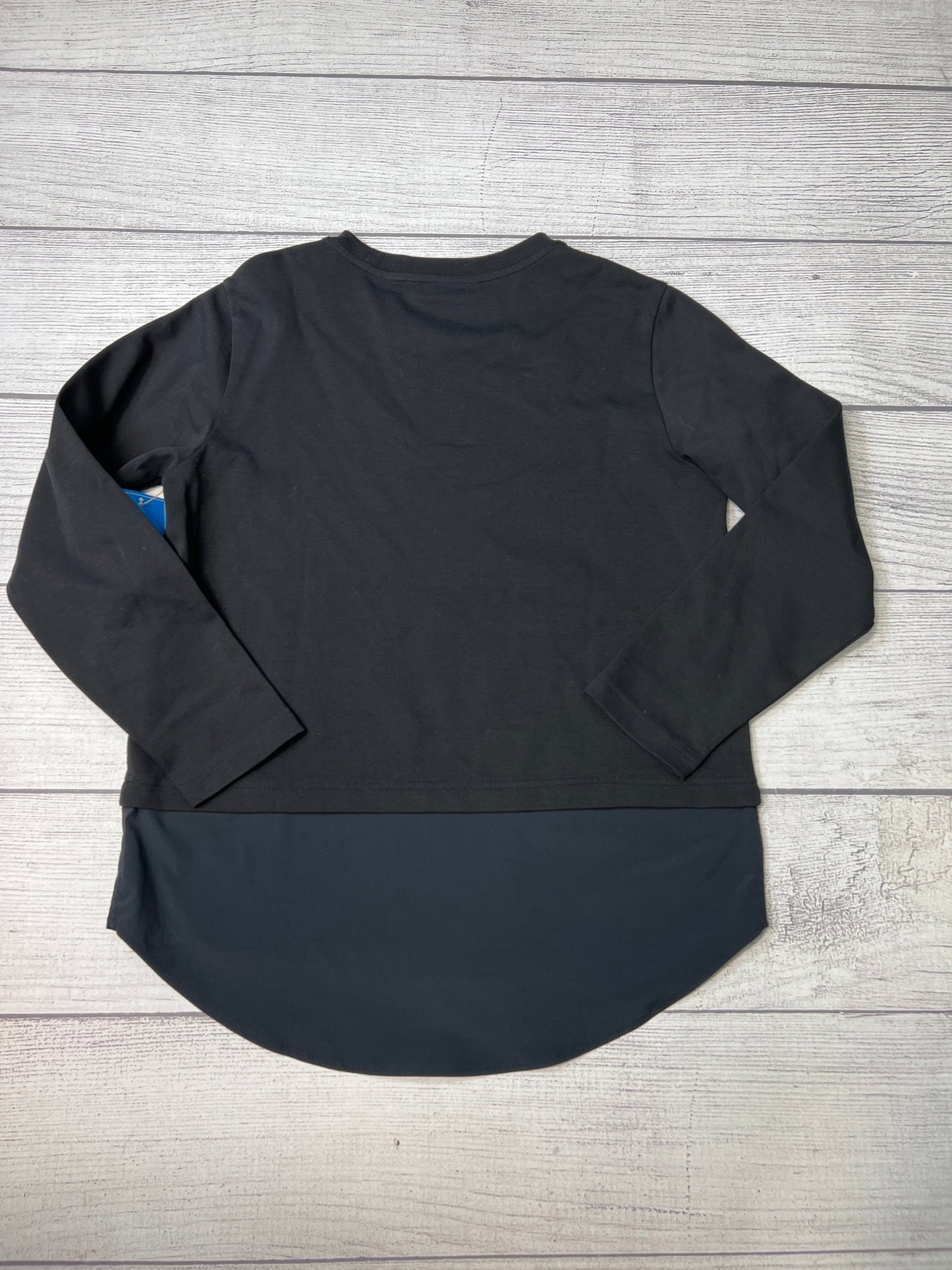 Athletic Top Long Sleeve Crewneck By Athleta In Black, Size: S