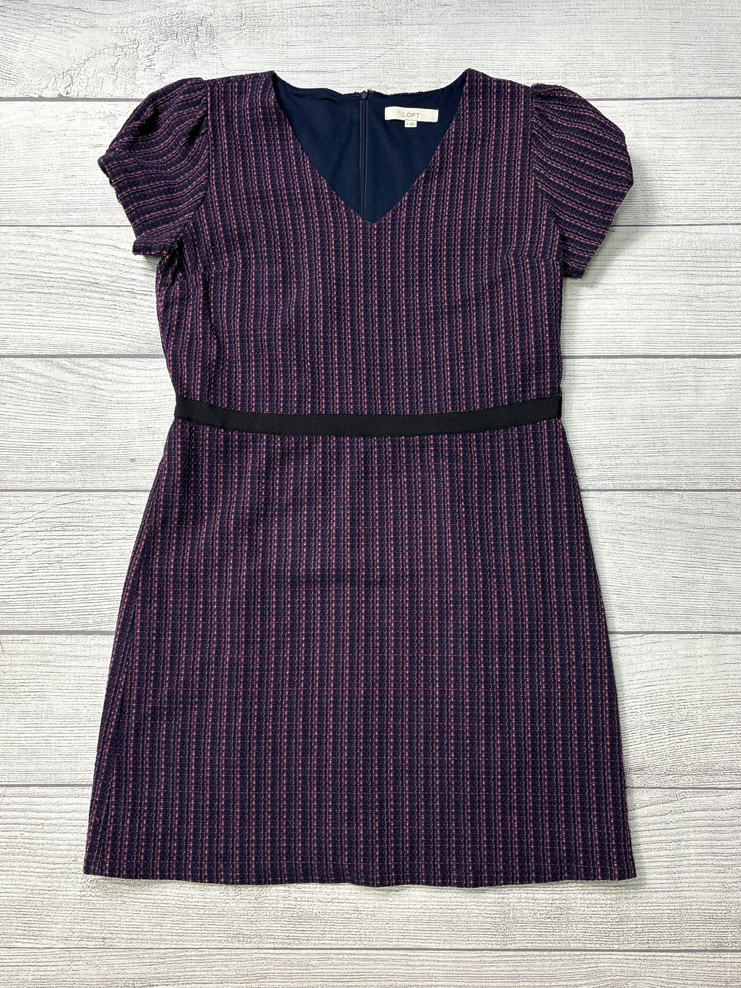 Dress Work By Loft In Navy, Size: Xl