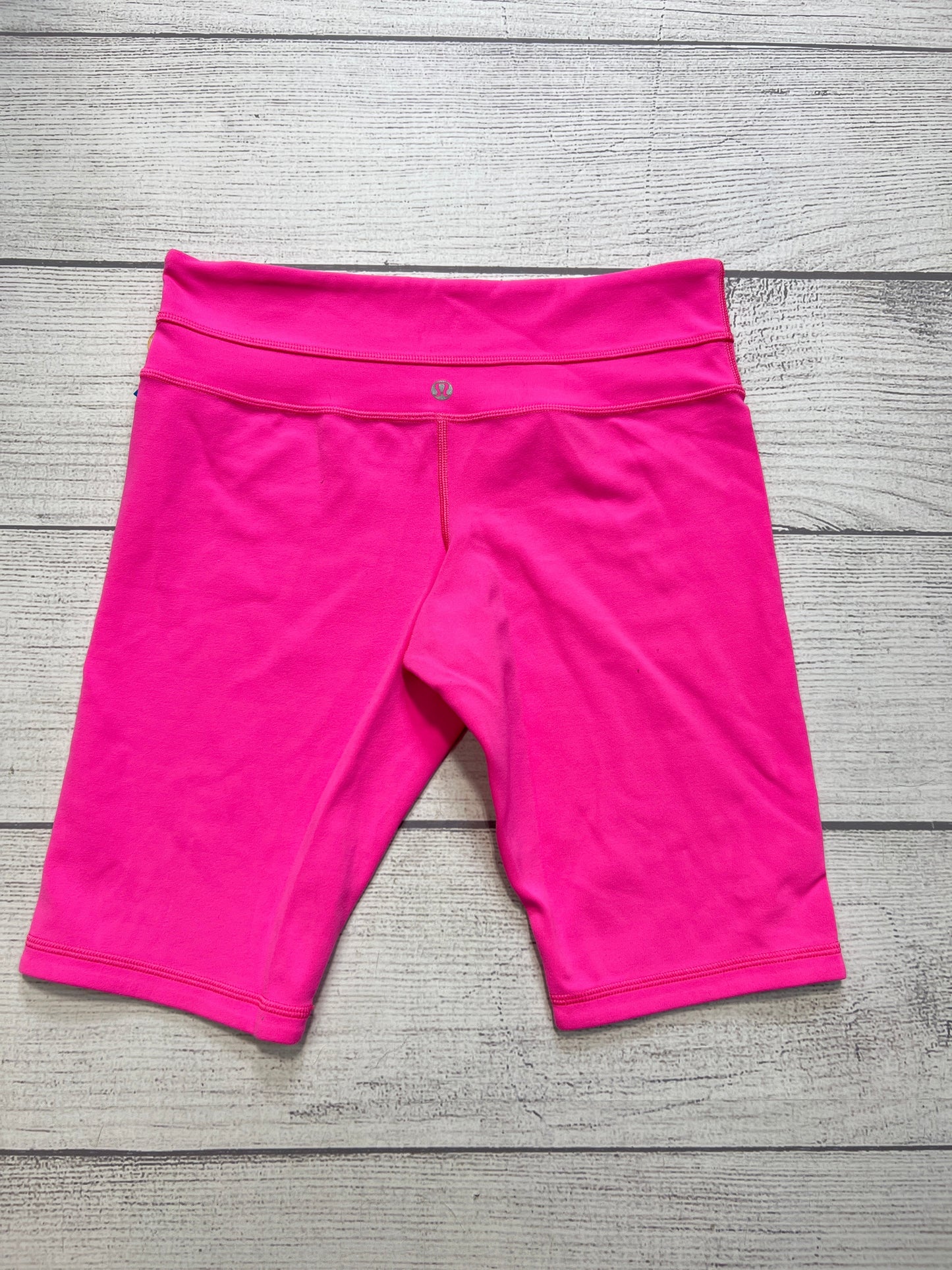 Athletic Shorts By Lululemon In Pink, Size: S