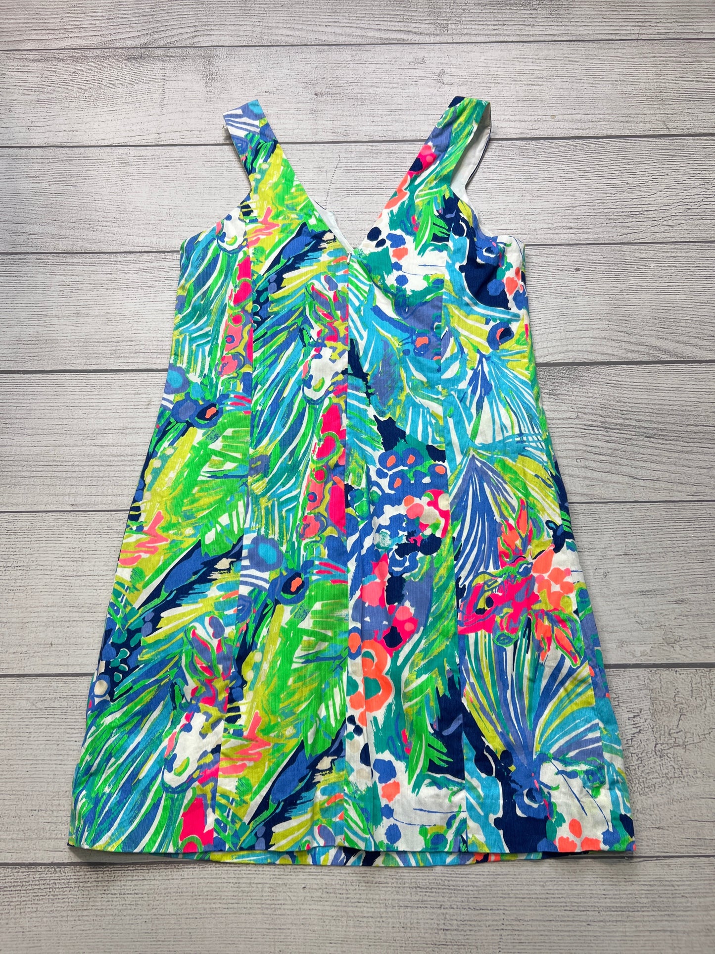 Dress Casual Short By Lilly Pulitzer In Blue Green, Size: M