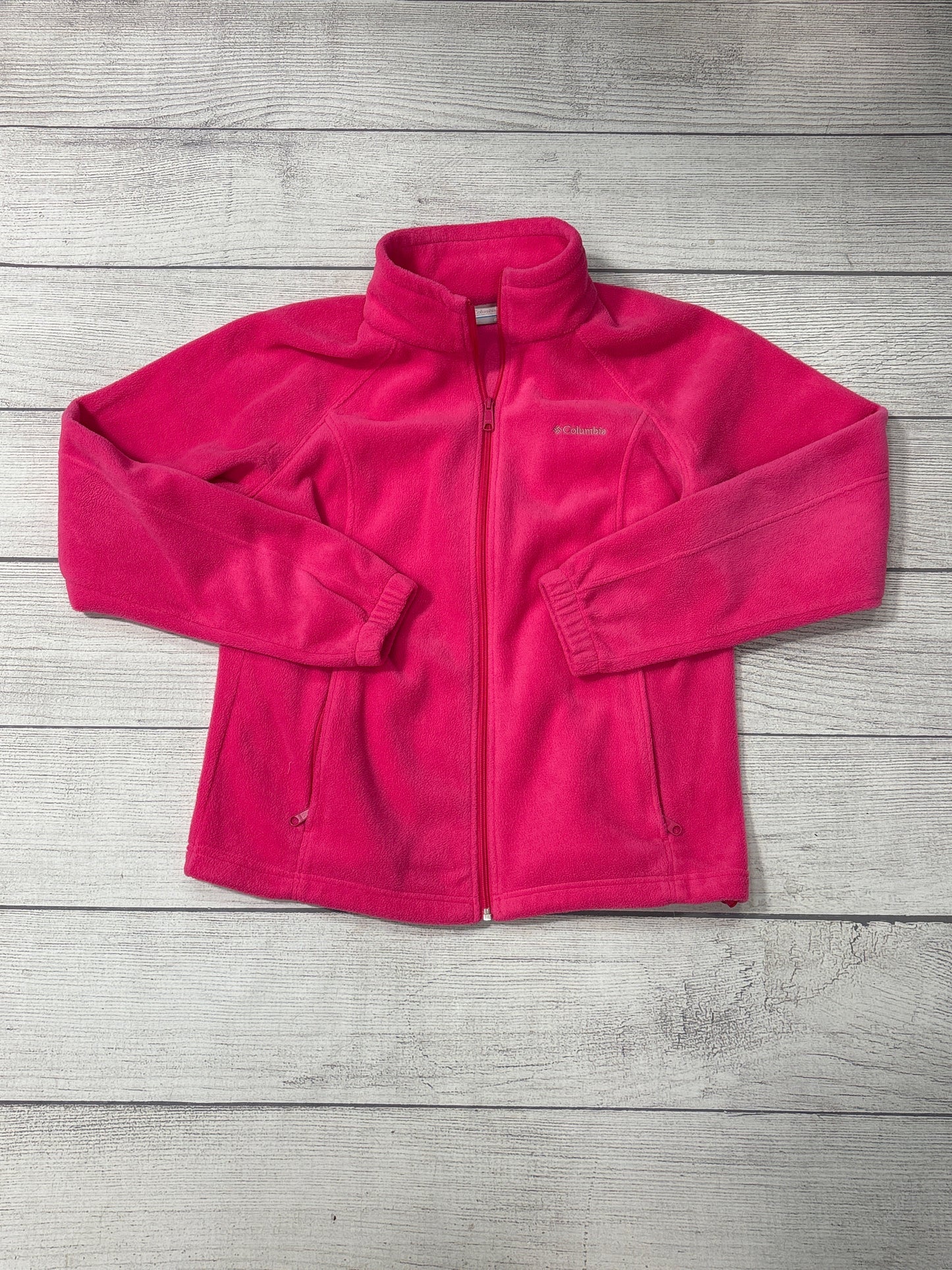 Jacket Fleece By Columbia In Pink, Size: Xl