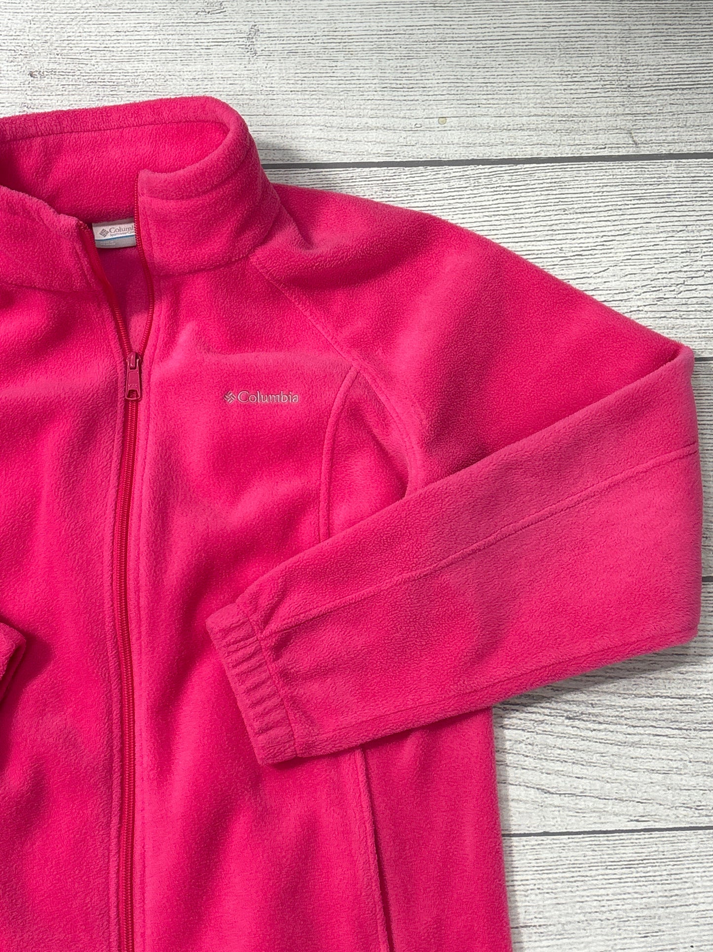 Jacket Fleece By Columbia In Pink, Size: Xl