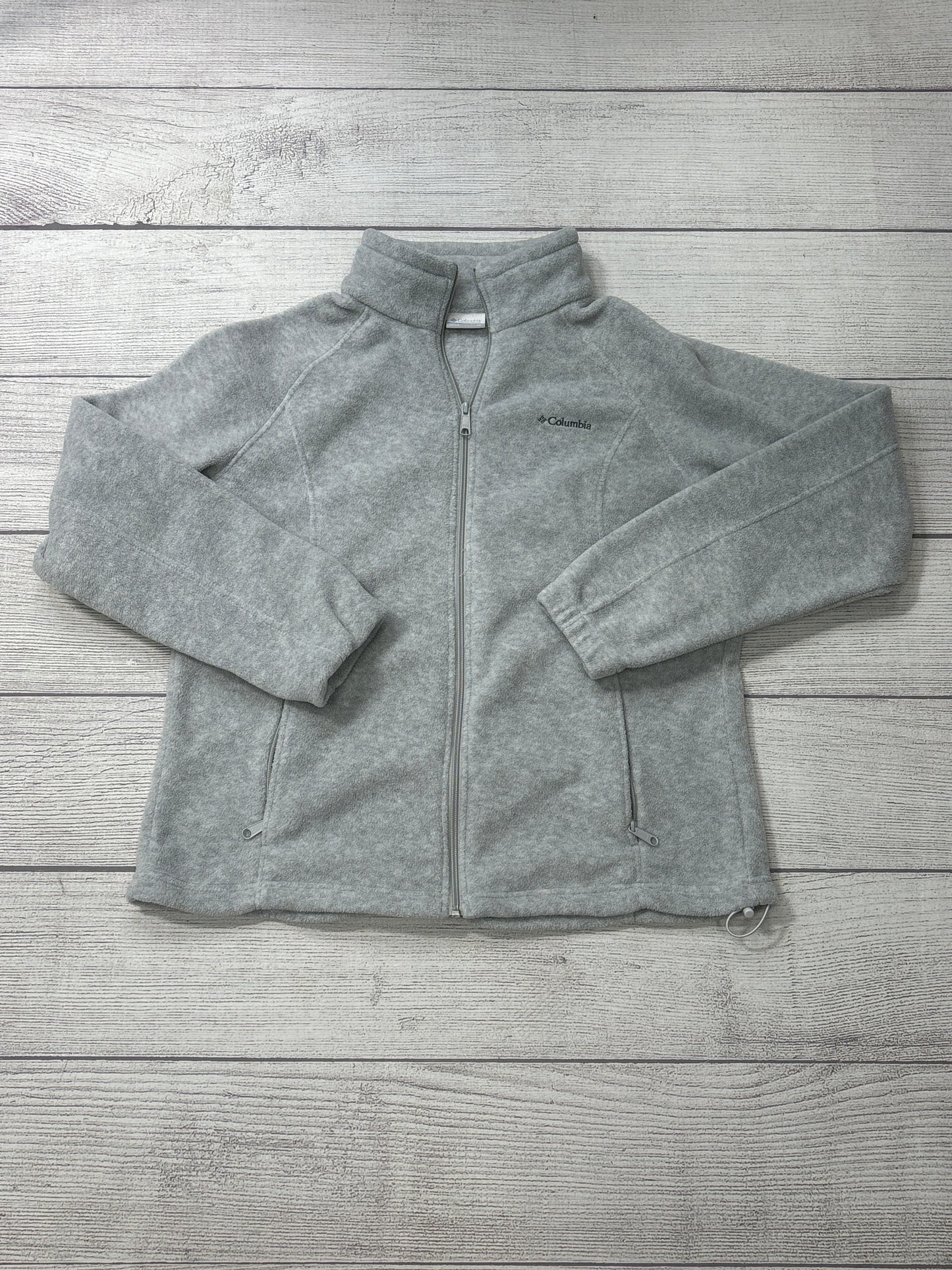 Jacket Fleece By Columbia In Grey, Size: Xl