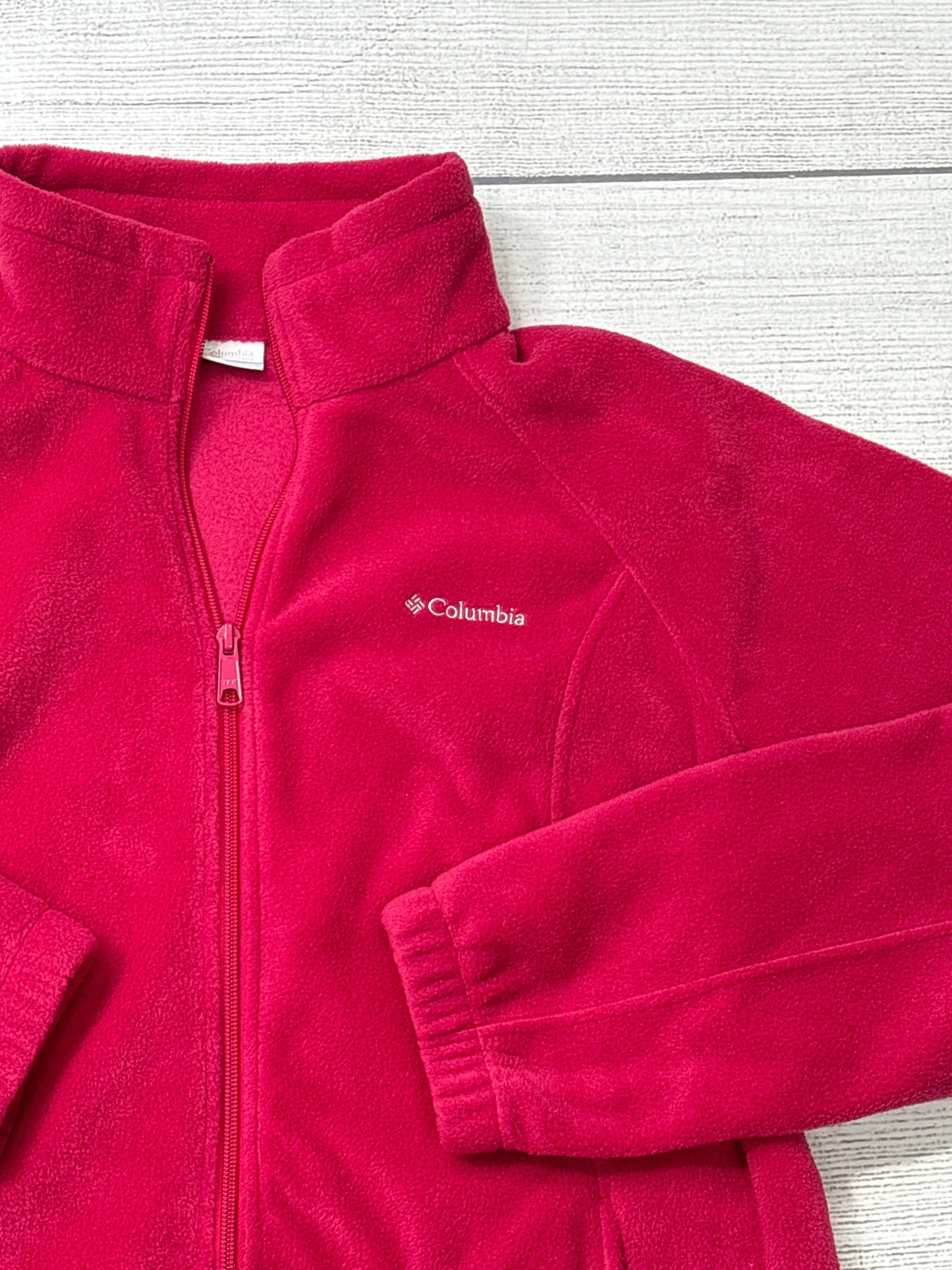 Jacket Fleece By Columbia In Red, Size: Xl