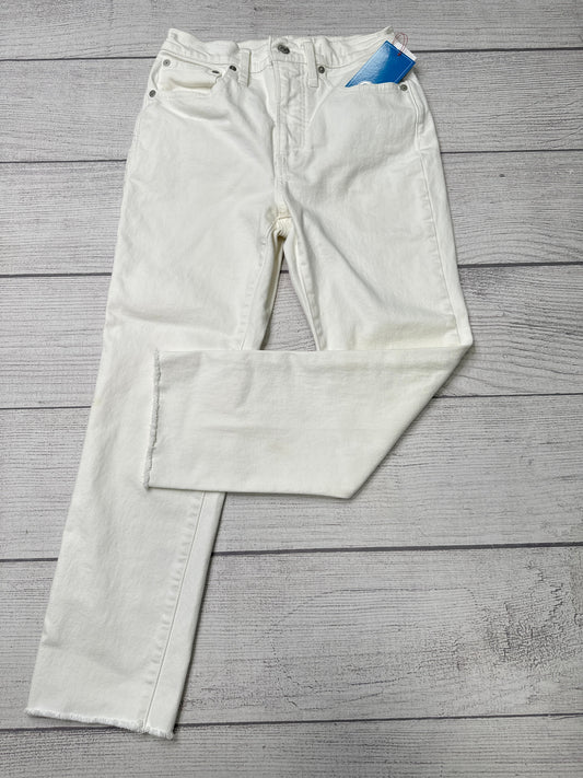 Jeans Designer By Madewell In White Denim, Size: 0p